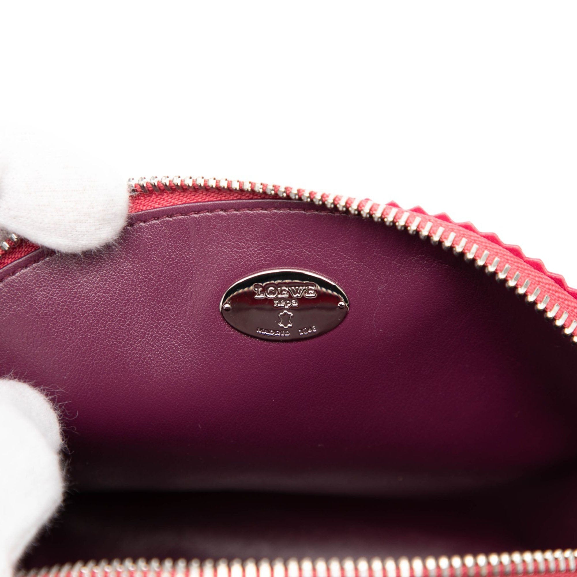 Loewe Nappa Anagram Cosmetic Pouch