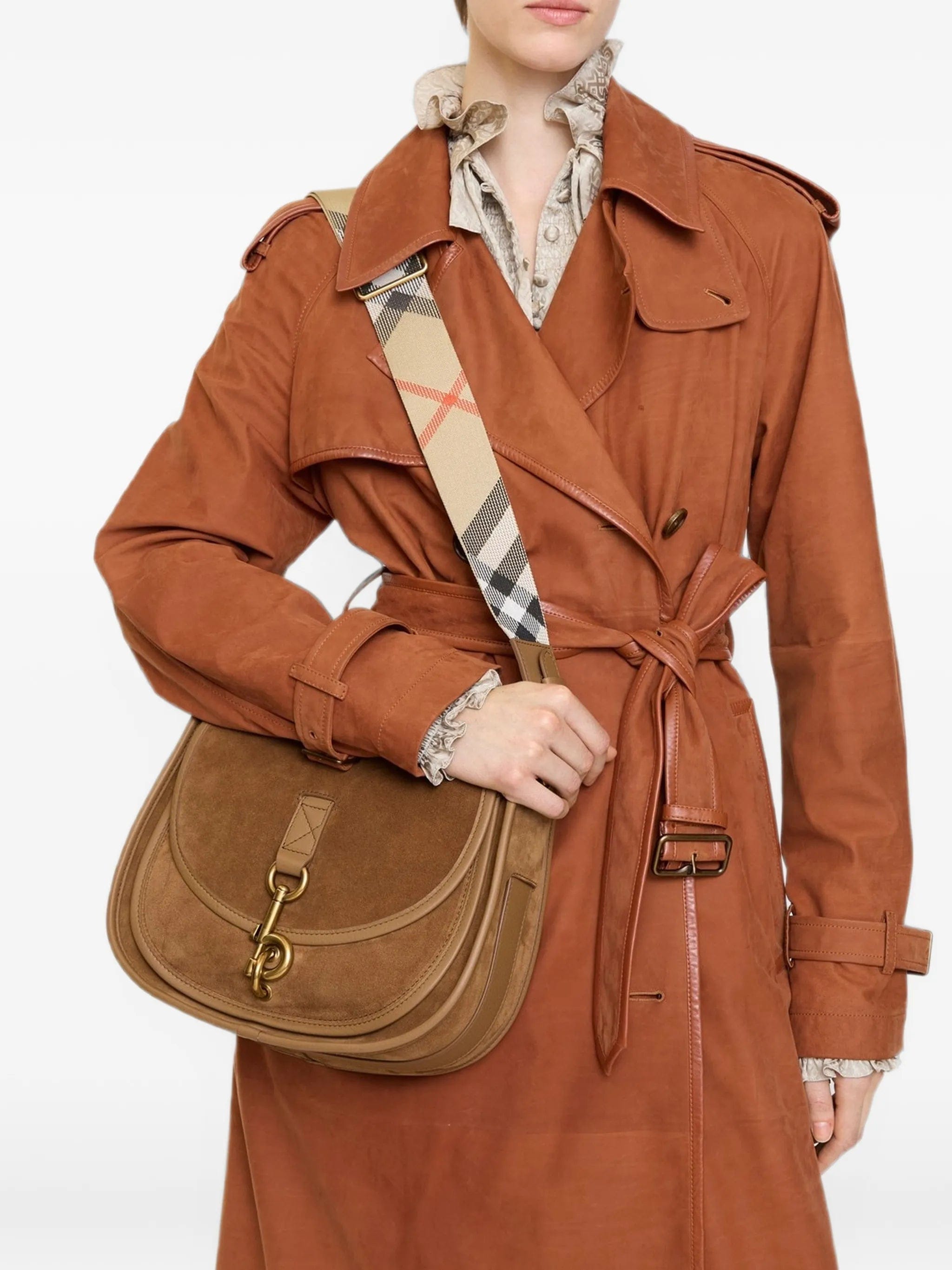 Burberry small B - clip cross body bag