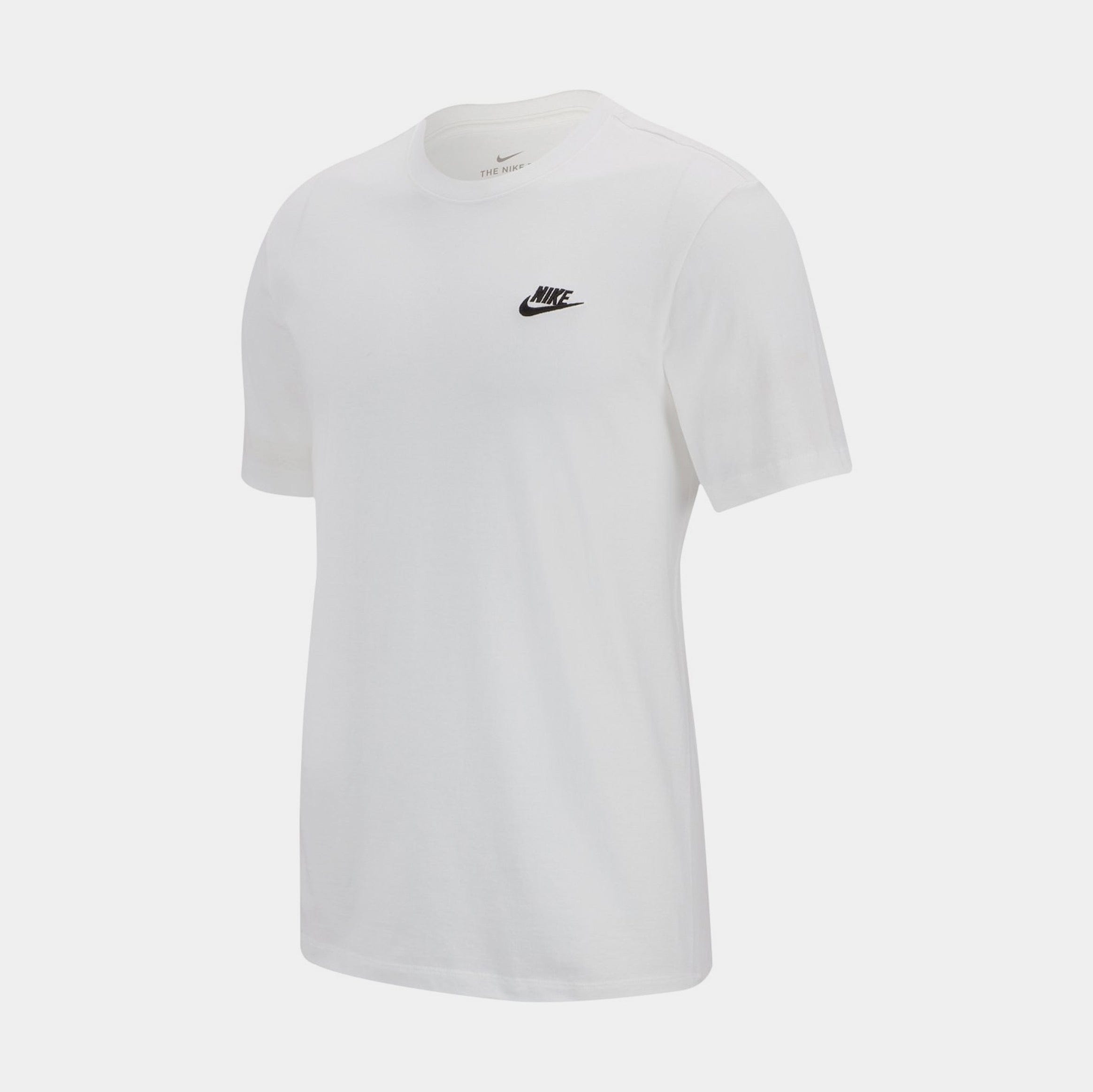 Nike NSW Club Mens Short Sleeve Shirt (White)
