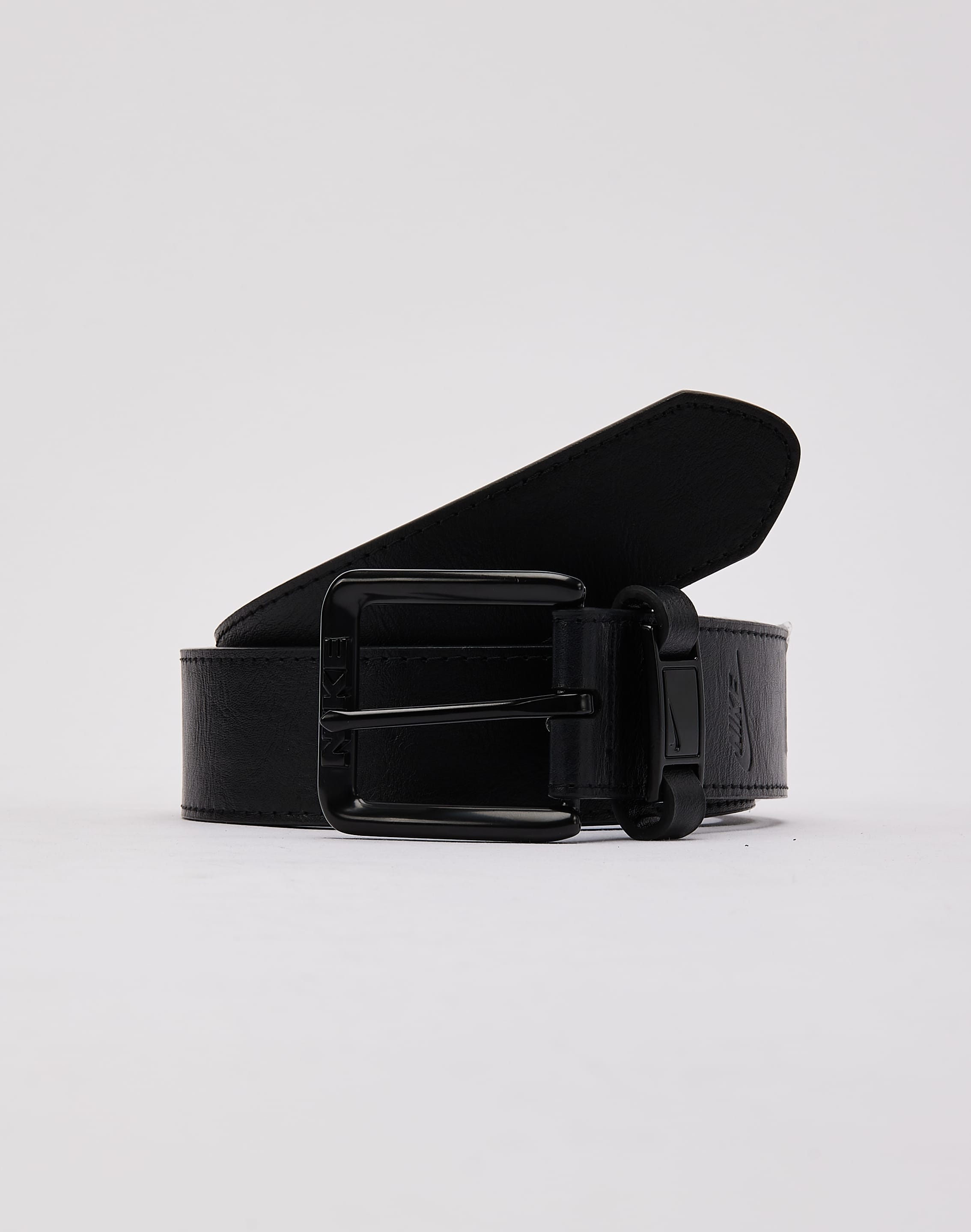 Nike Antiqued Bridle Strap Logo Belt