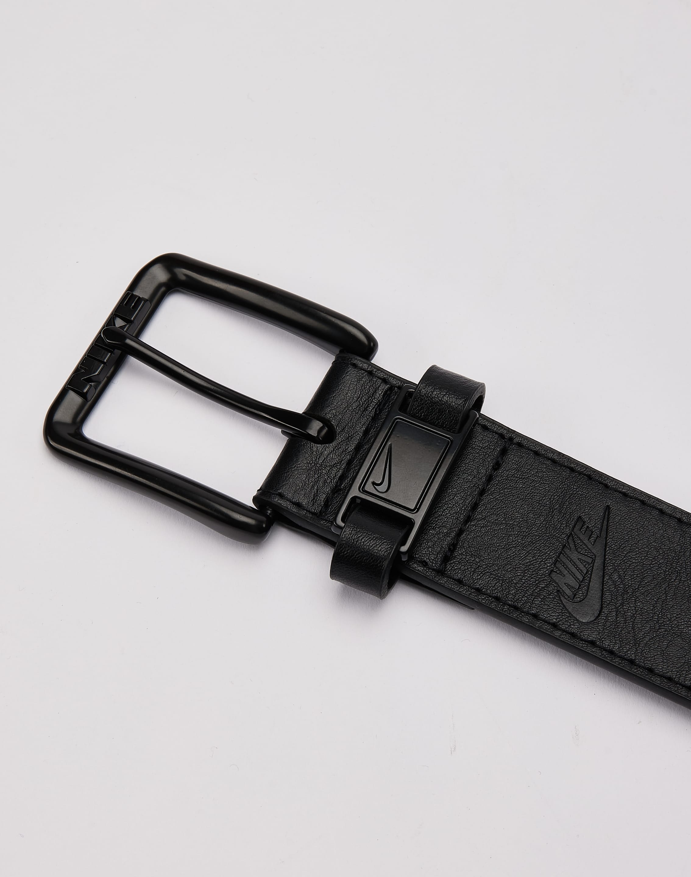 Nike Antiqued Bridle Strap Logo Belt