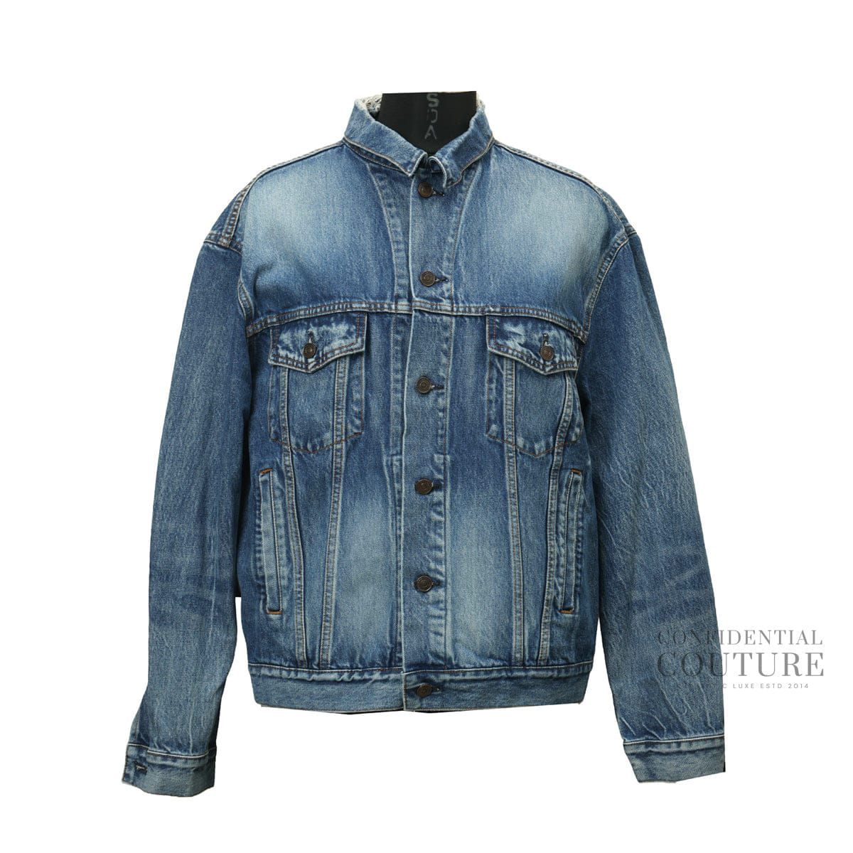 Balenciaga Blue Denim Jacket FR 34 | UK 6 | US 2