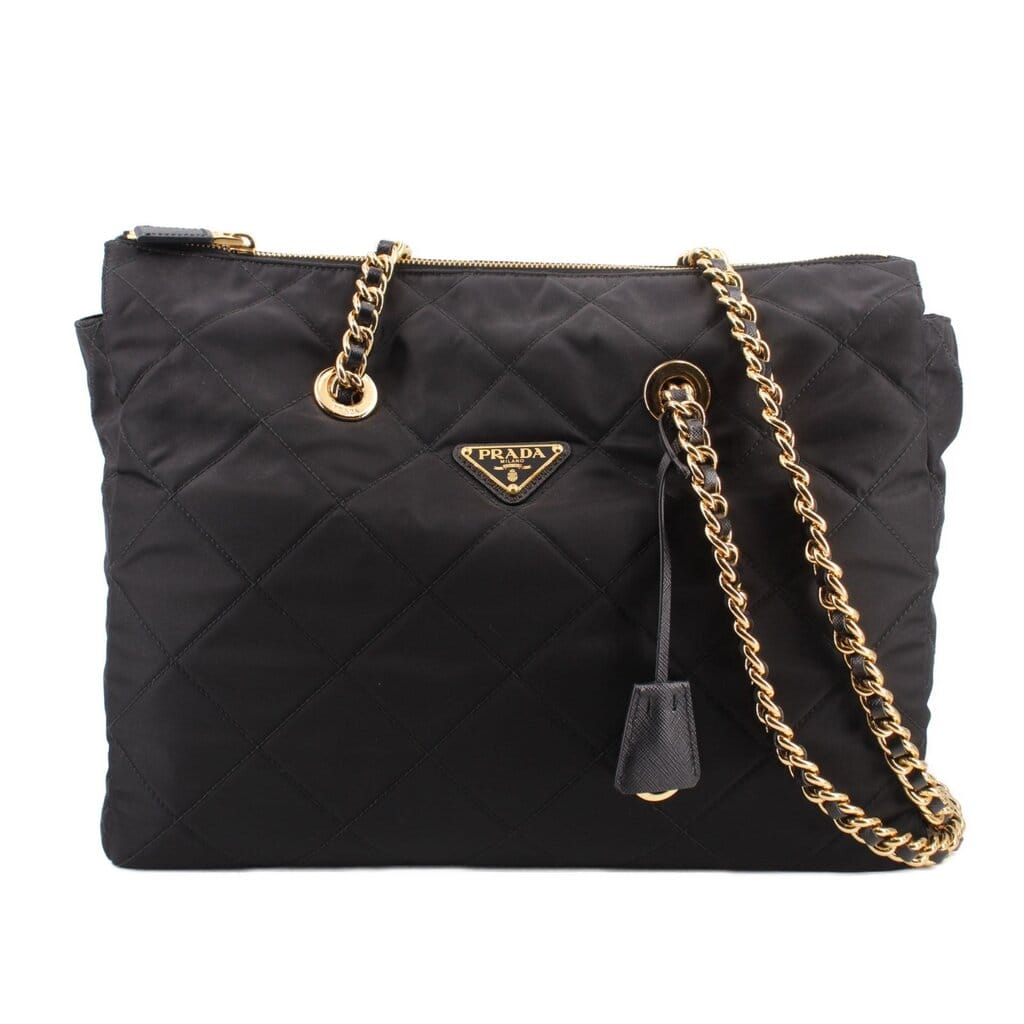 Prada RE EDITION CHAIN TOTES BLACK