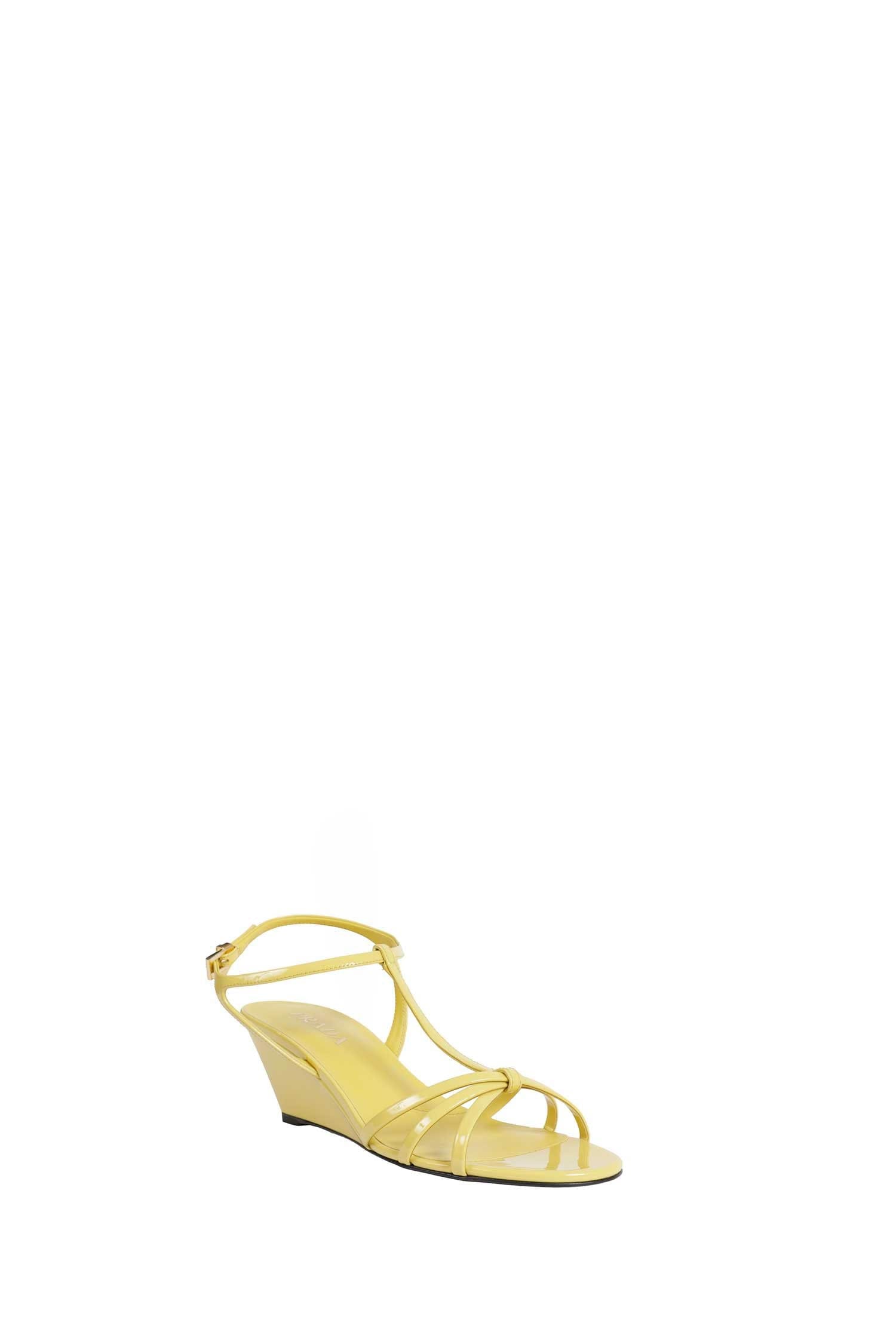 Prada Patent Leather Sandals