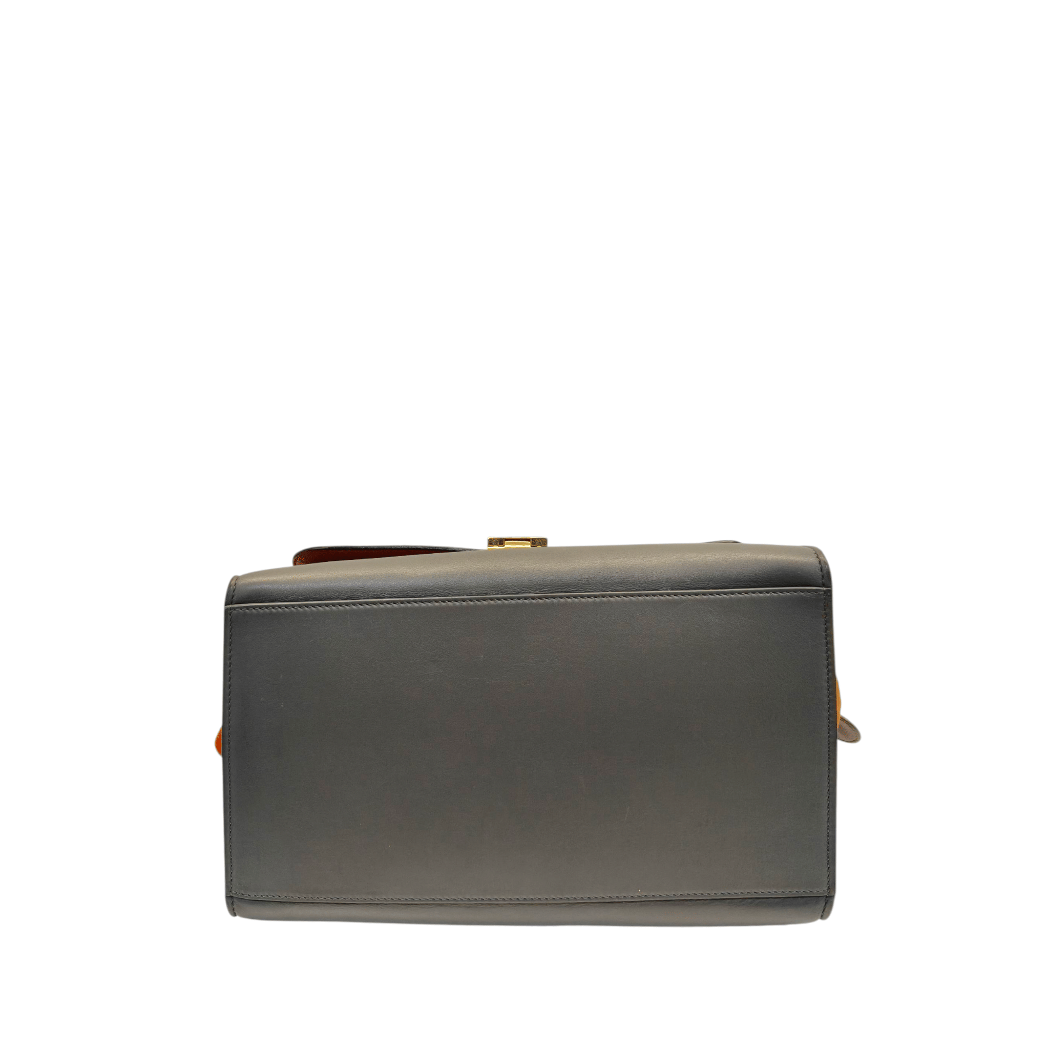 Celine Tri Colour Leather and Saude Medium Trapeza Bag