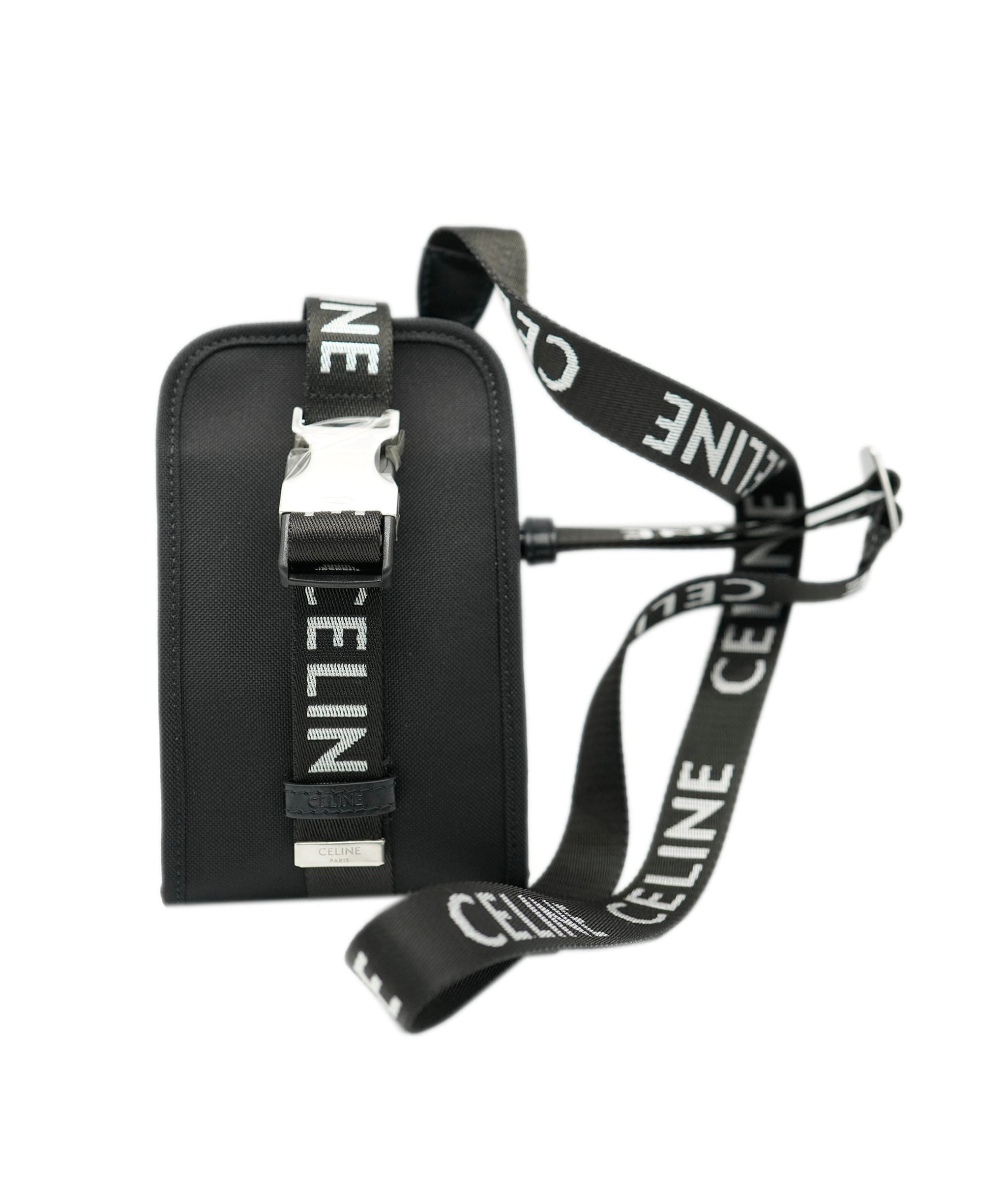 Celine Black Trekking Phone Pouch AJL0172
