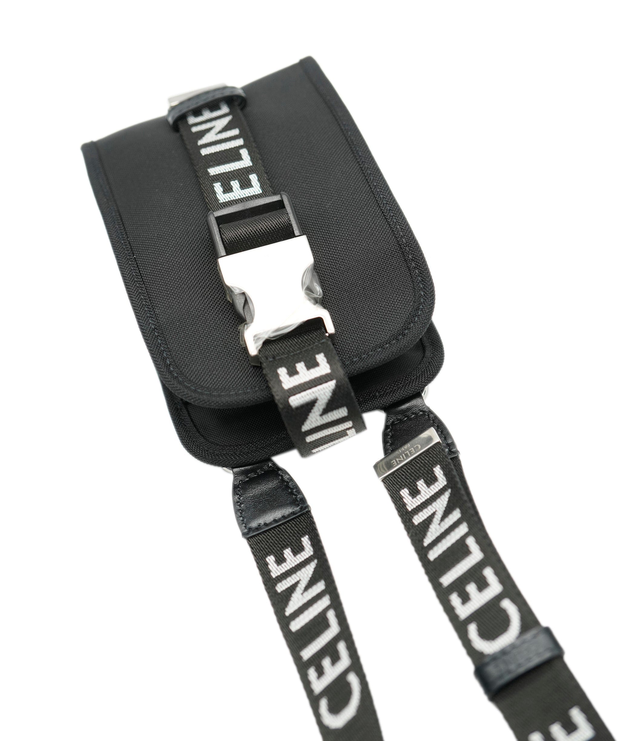 Celine Black Trekking Phone Pouch AJL0172