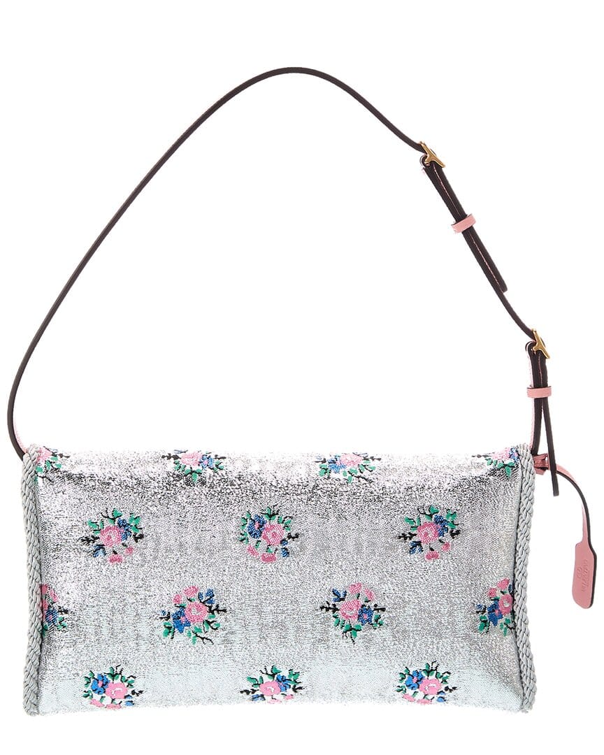 Valentino Devain Small Canvas Shoulder Bag