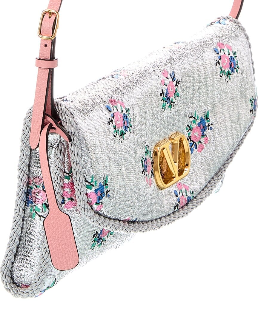 Valentino Devain Small Canvas Shoulder Bag