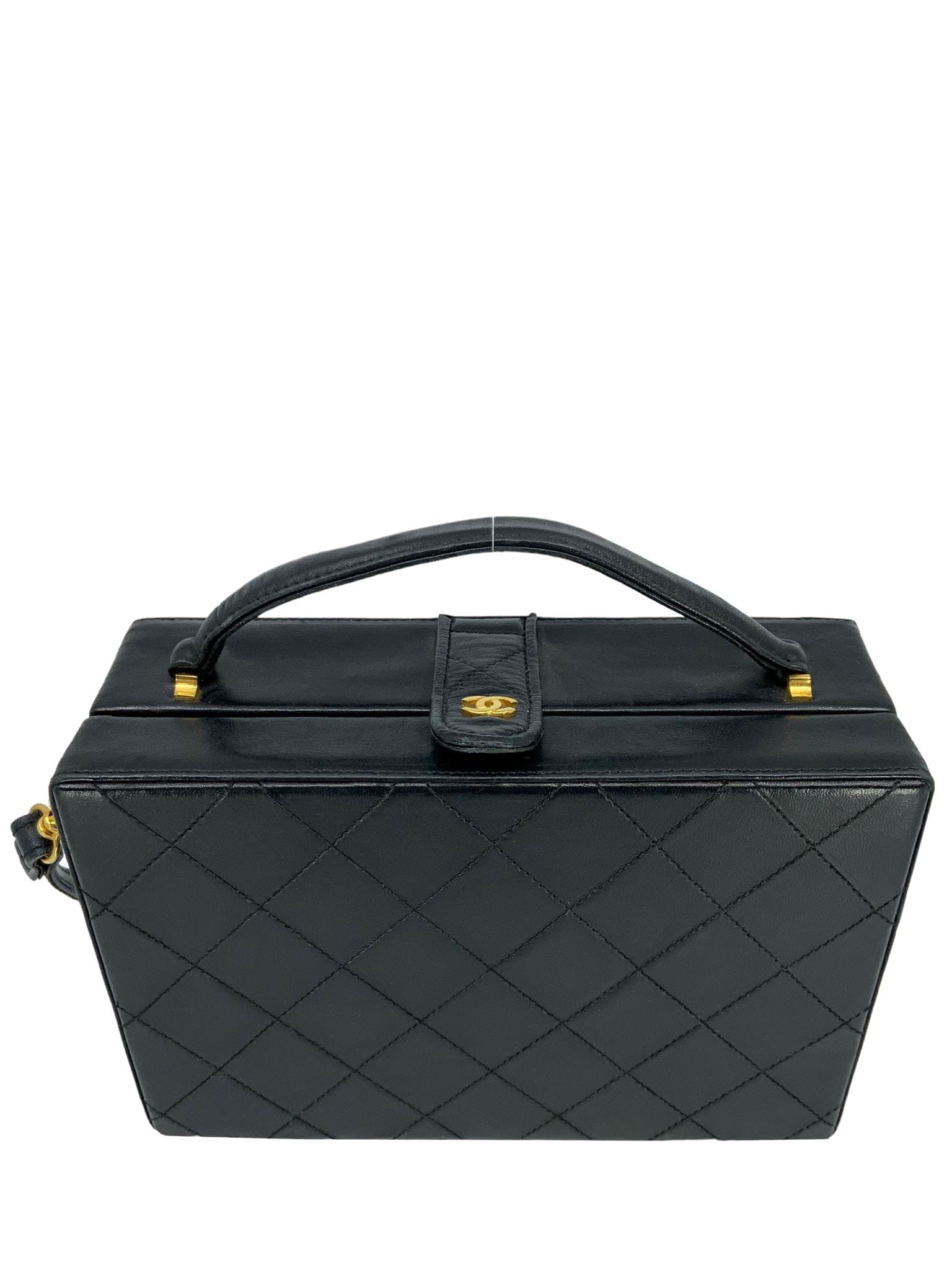 CHANEL Vintage Quilted Lambskin Box Bag