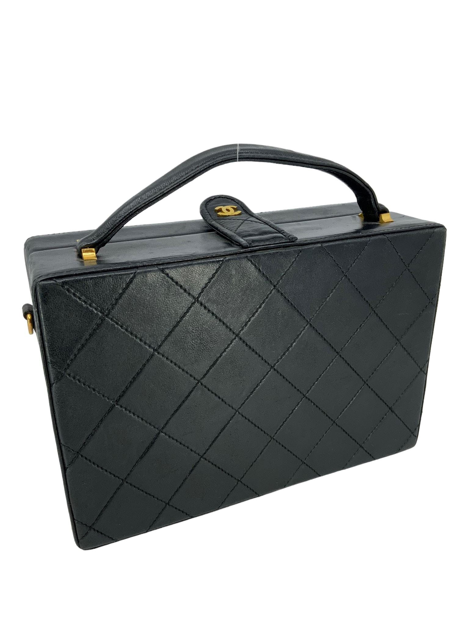 CHANEL Vintage Quilted Lambskin Box Bag