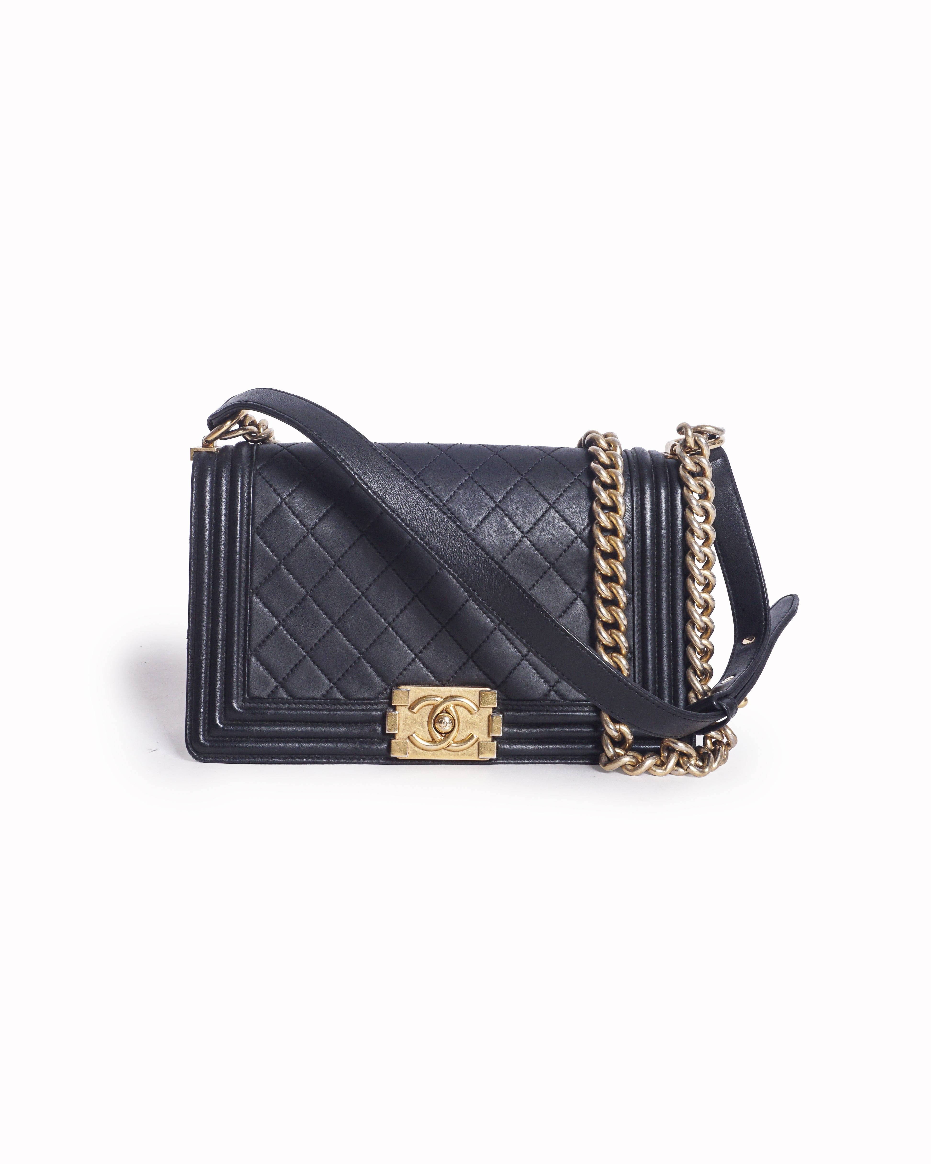 Chanel Boy Quilted Medium Shoulder Bag