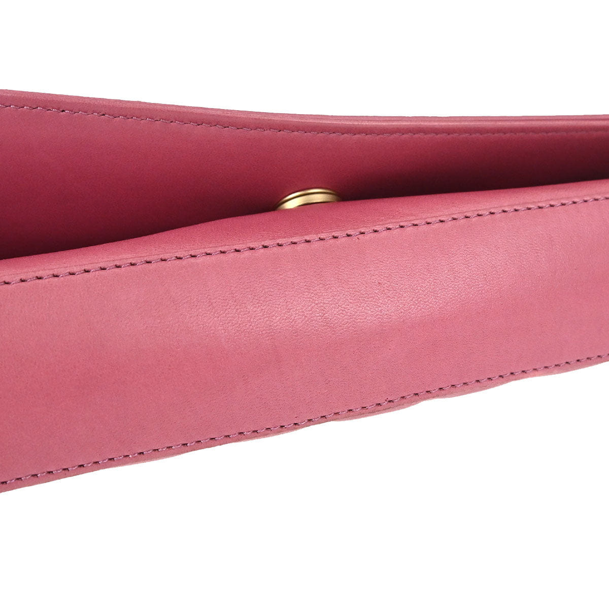 Chanel 2003 - 2004 Pink Lambskin Choco Bar Shoulder Bag