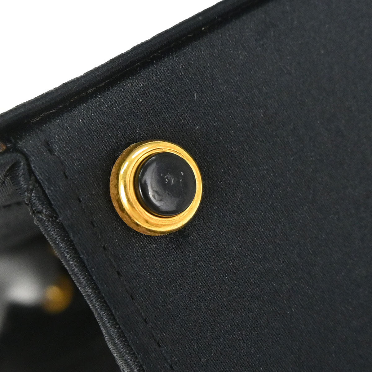 Chanel 1989 - 1991 Black Satin Straight Flap Shoulder Bag