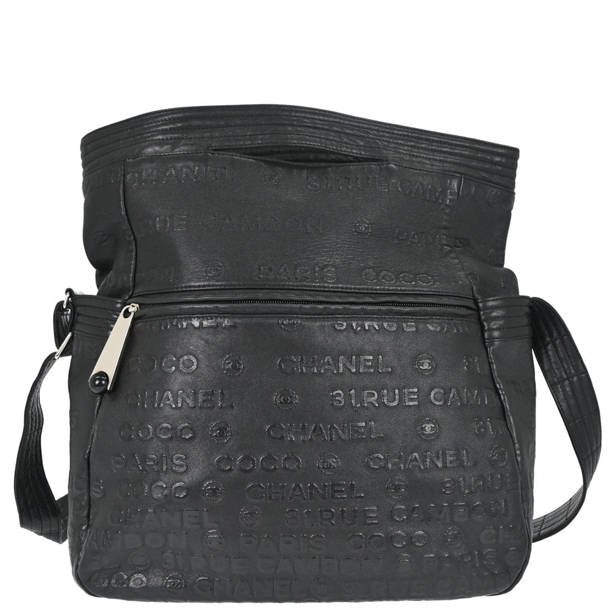Chanel 2008 - 2009 Black Calfskin Unlimited Shoulder Bag