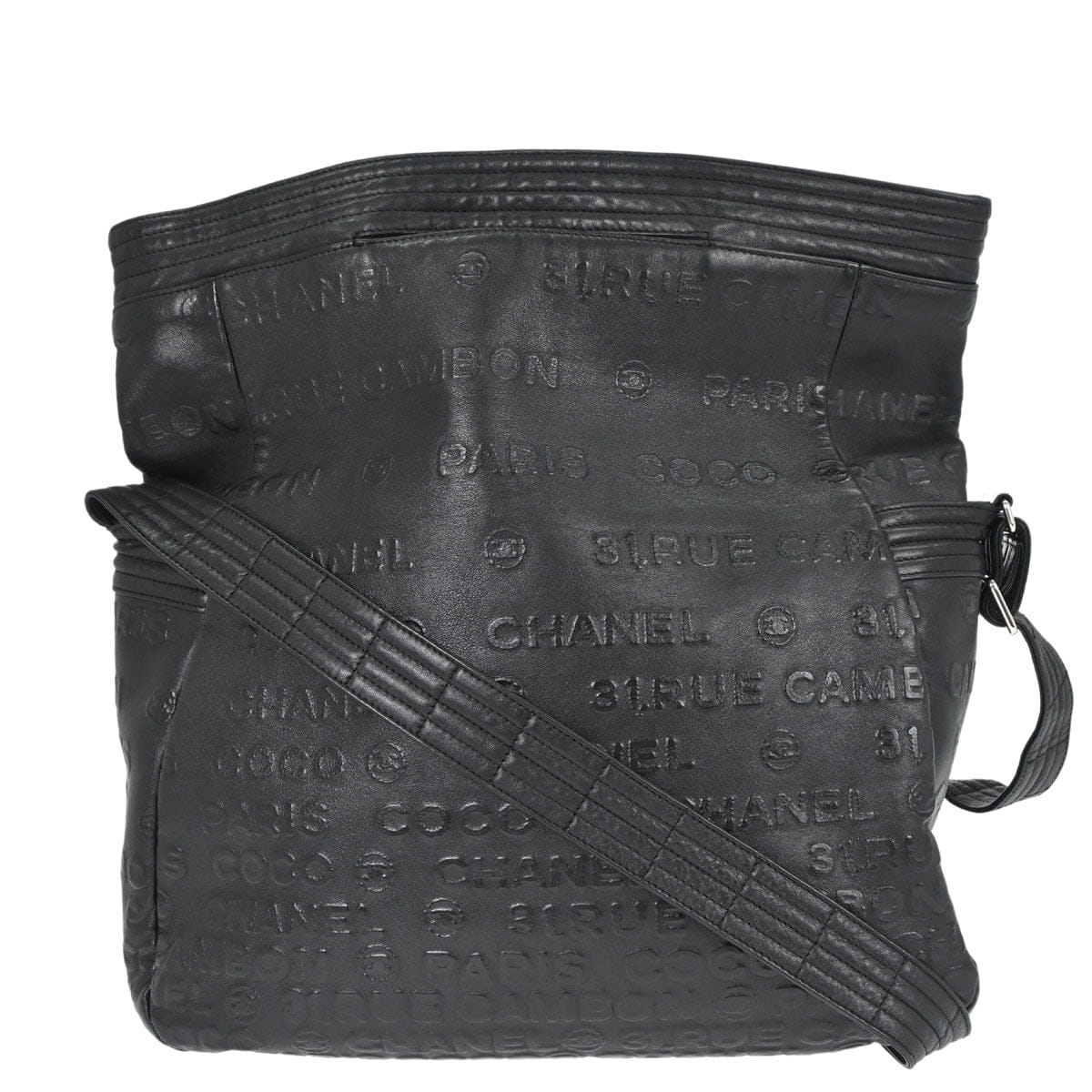 Chanel 2008 - 2009 Black Calfskin Unlimited Shoulder Bag