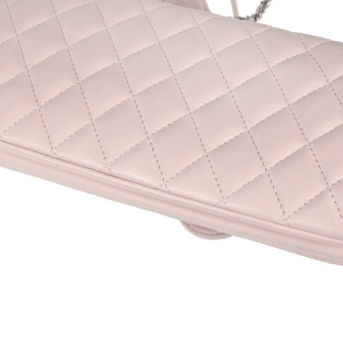 Chanel 2008 - 2009 Light Pink Lambskin Butterfly Shoulder Bag