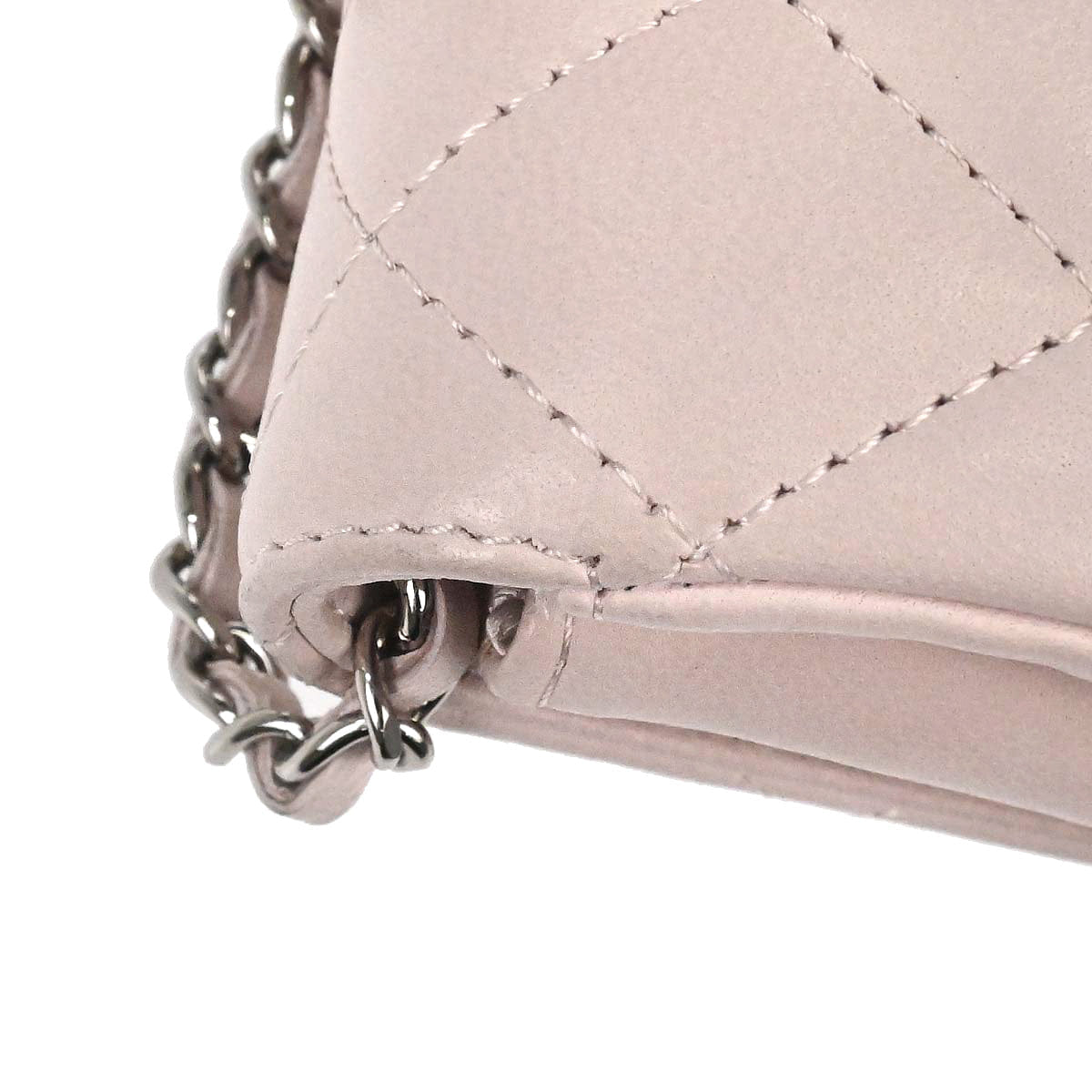 Chanel 2008 - 2009 Light Pink Lambskin Butterfly Shoulder Bag