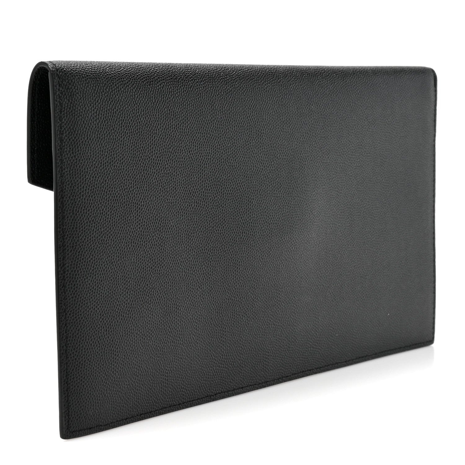 Saint Laurent Grain De Poudre Uptown Pouch Black