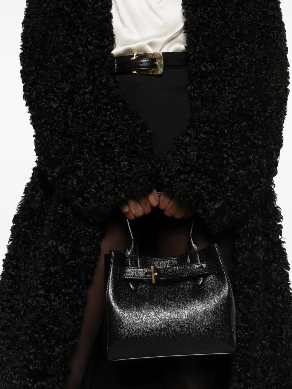 Tom Ford Women Audrey Buckle - Detail Tote Bag