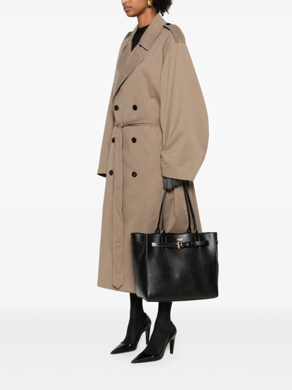 Tom Ford Women Medium Audrey Leather Tote Bag