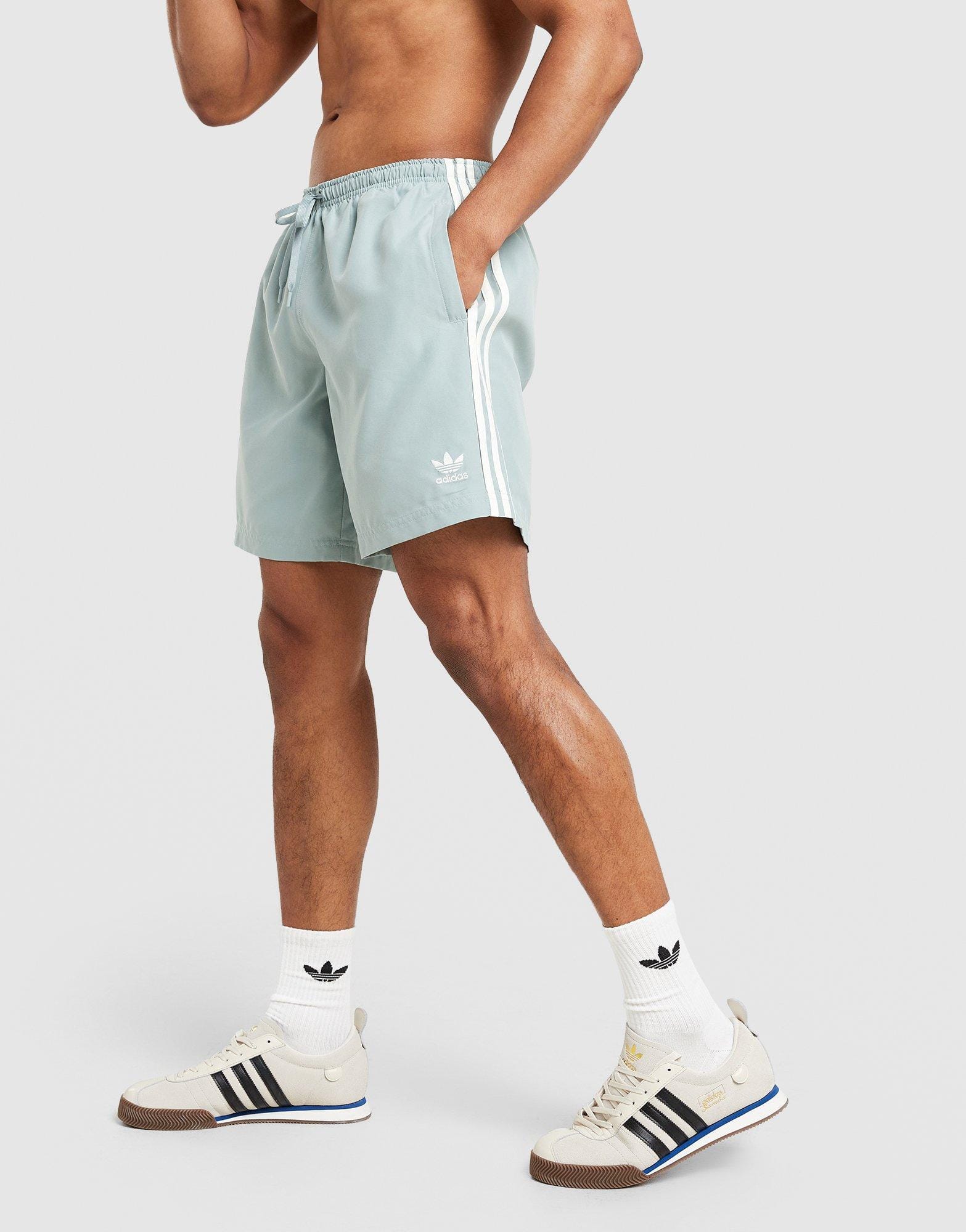 adidas Adicolor 3 - Stripes 8 - Inch Swim Shorts