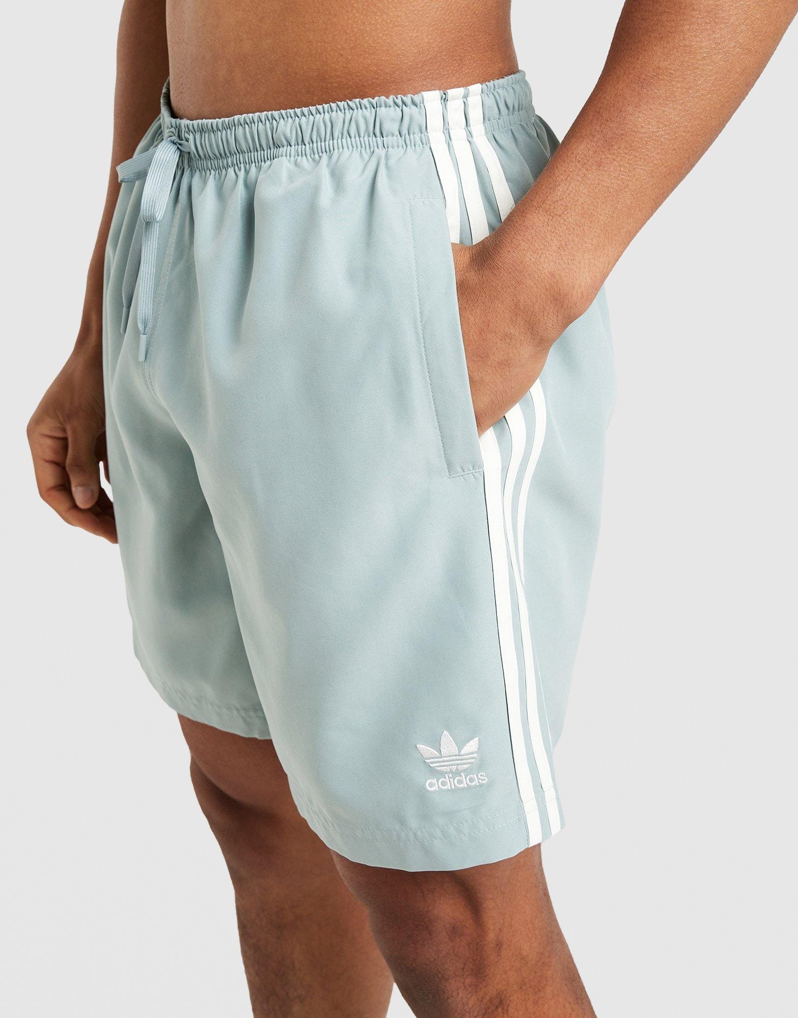 adidas Adicolor 3 - Stripes 8 - Inch Swim Shorts