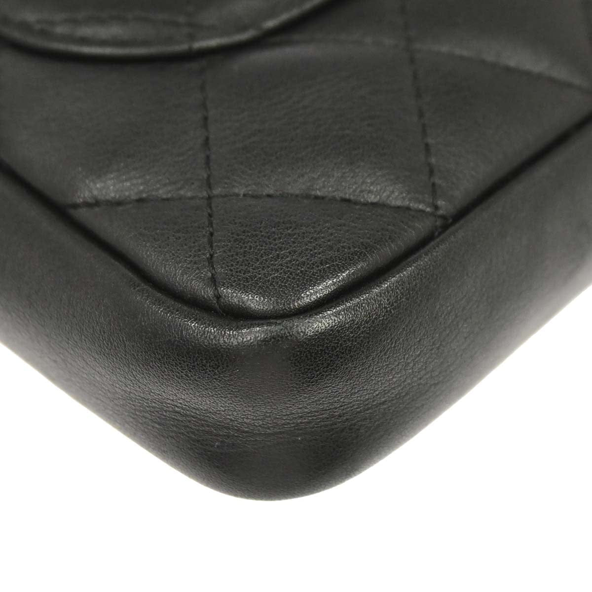 Chanel 2003 - 2004 Black Calfskin Cambon Ligne Shoulder Bag