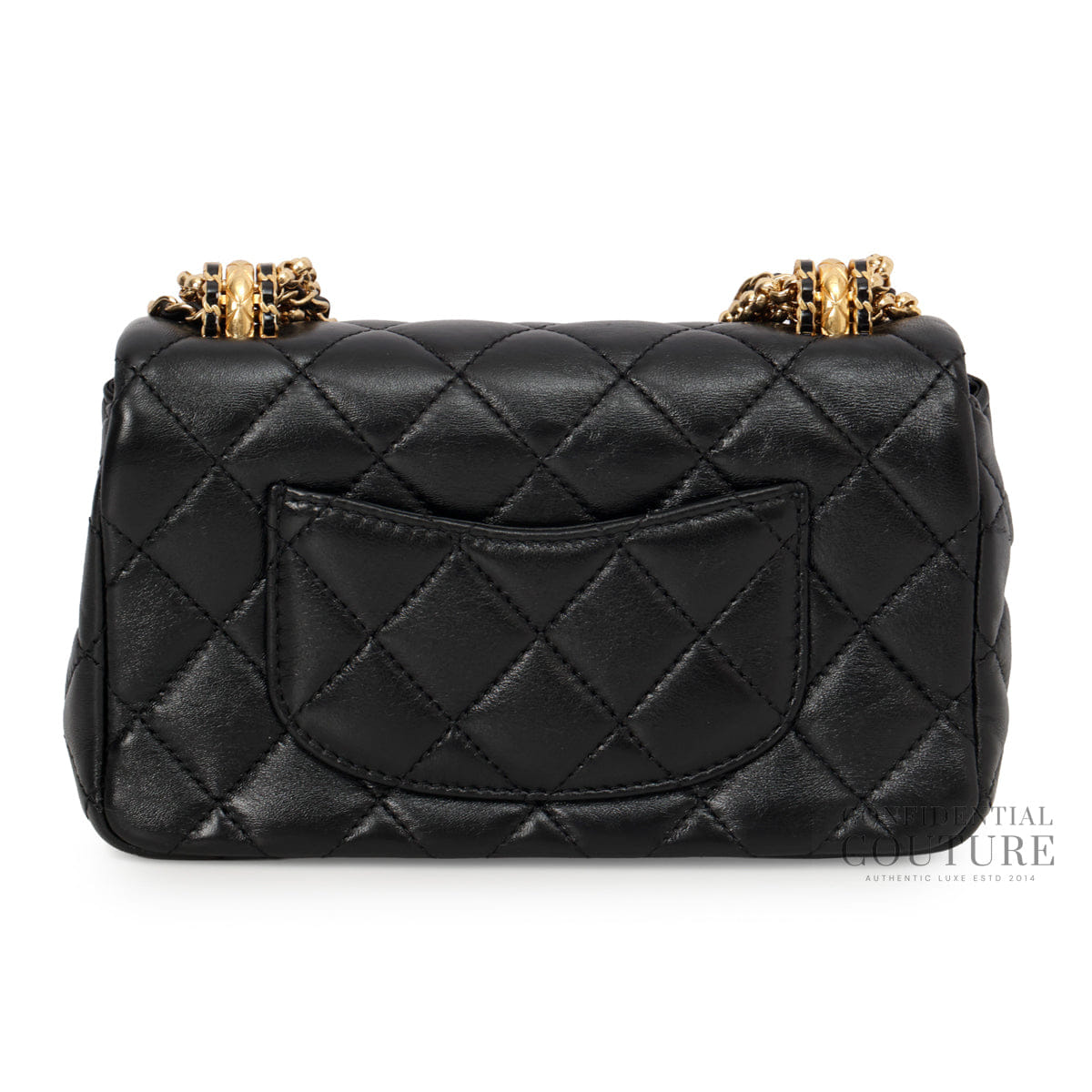 Chanel 2024 Paris - Manchester Black Mini Flap Bag