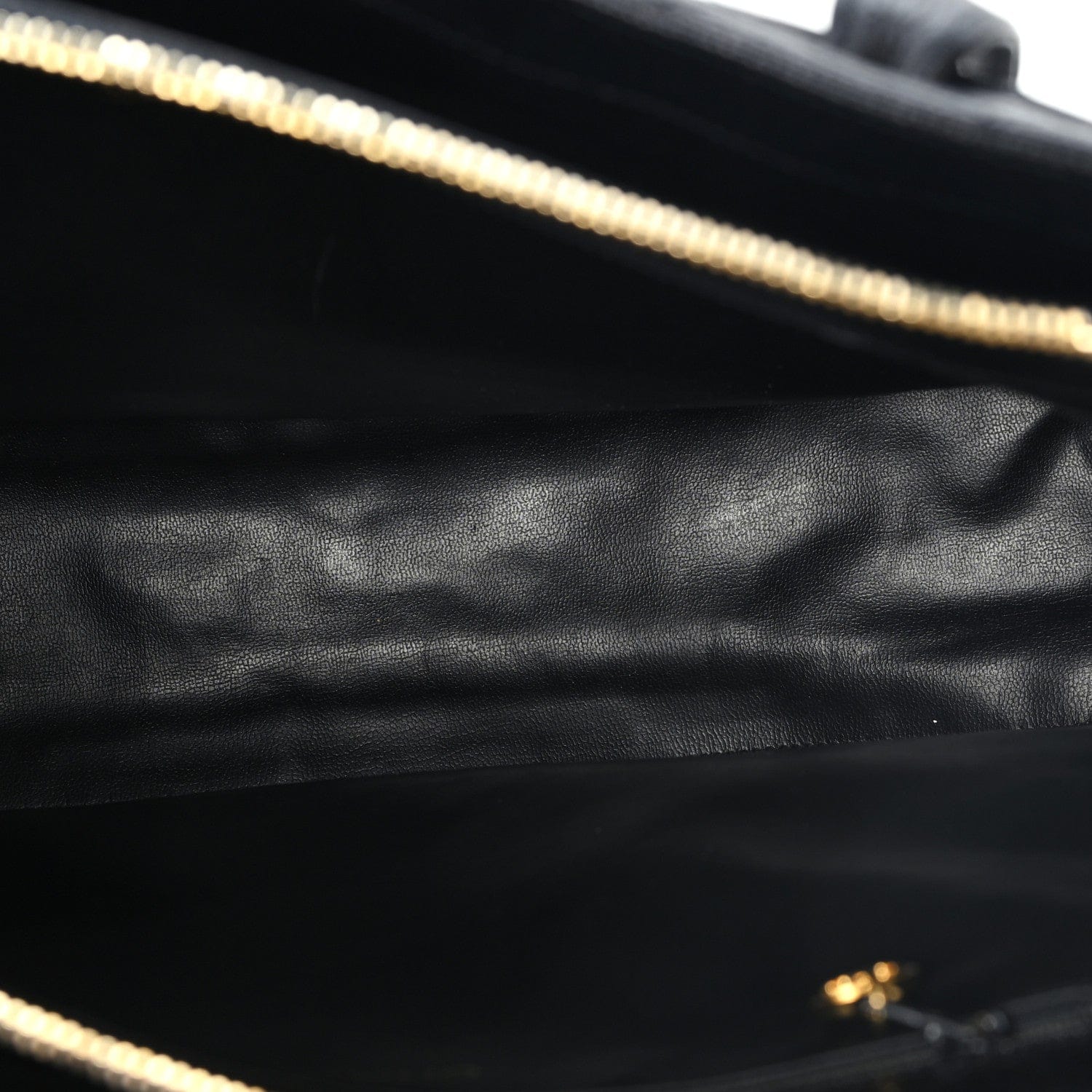 Chanel Caviar Quilted Shoulder Bag Black Black