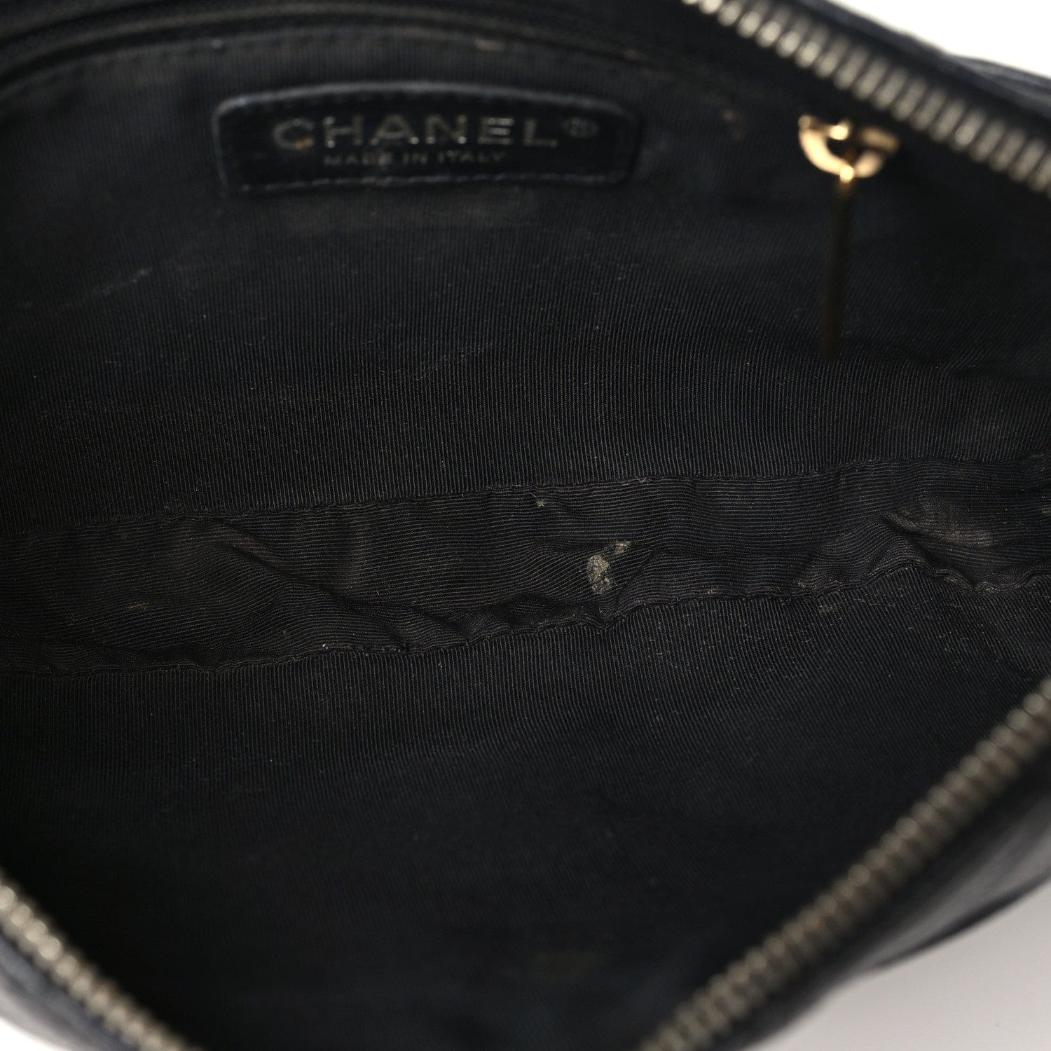 Chanel Caviar Quilted CC Shoulder Bag Black