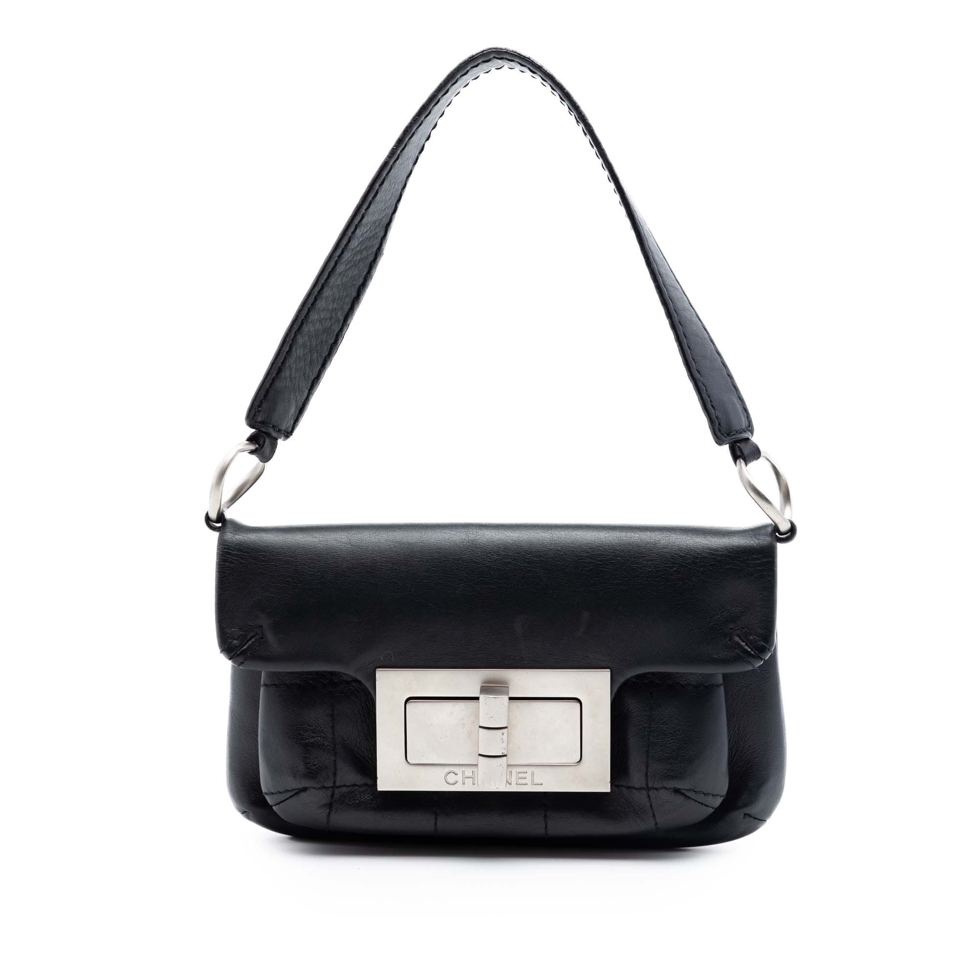 Chanel Calfskin Square Stitched Mademoiselle Shoulder Bag