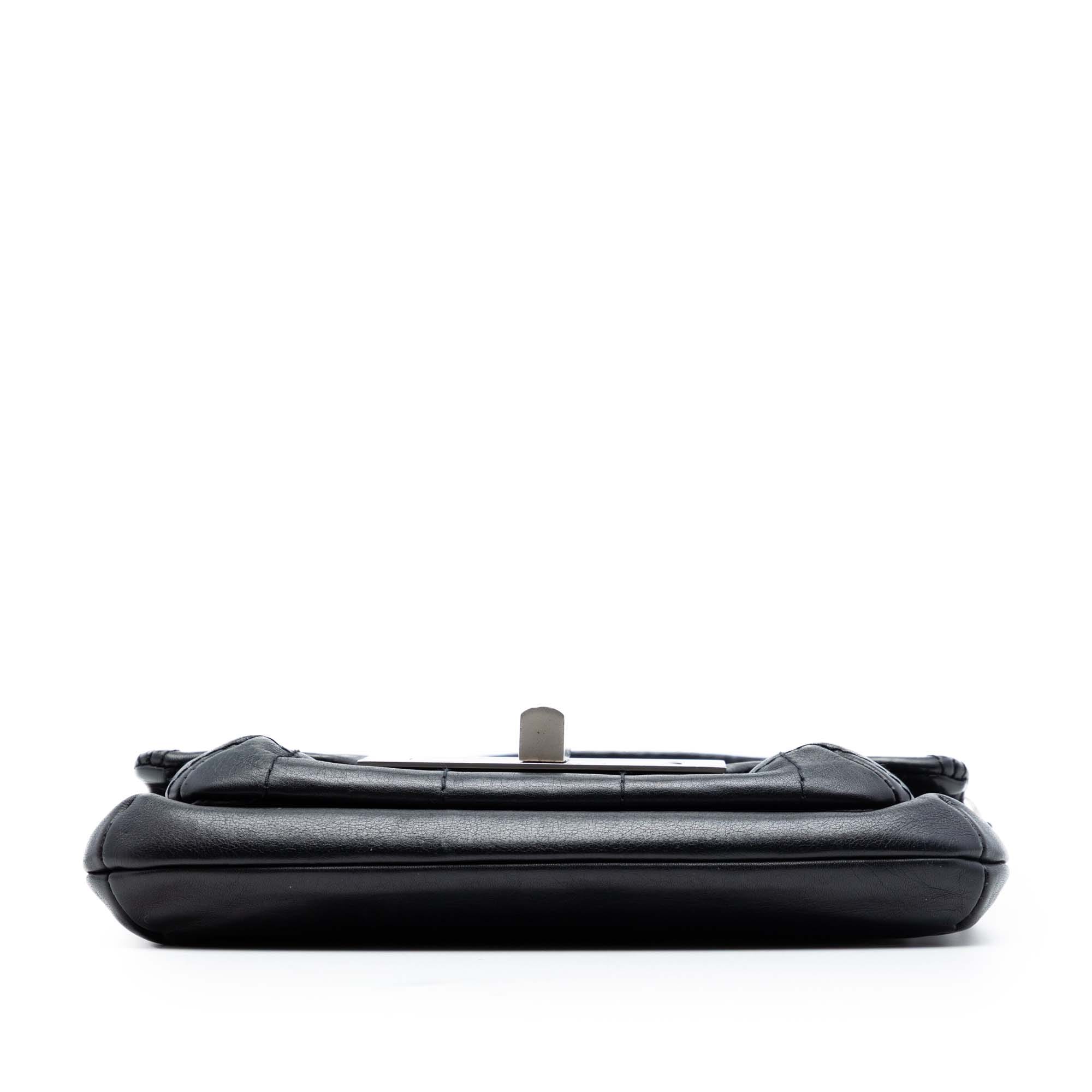 Chanel Calfskin Square Stitched Mademoiselle Shoulder Bag