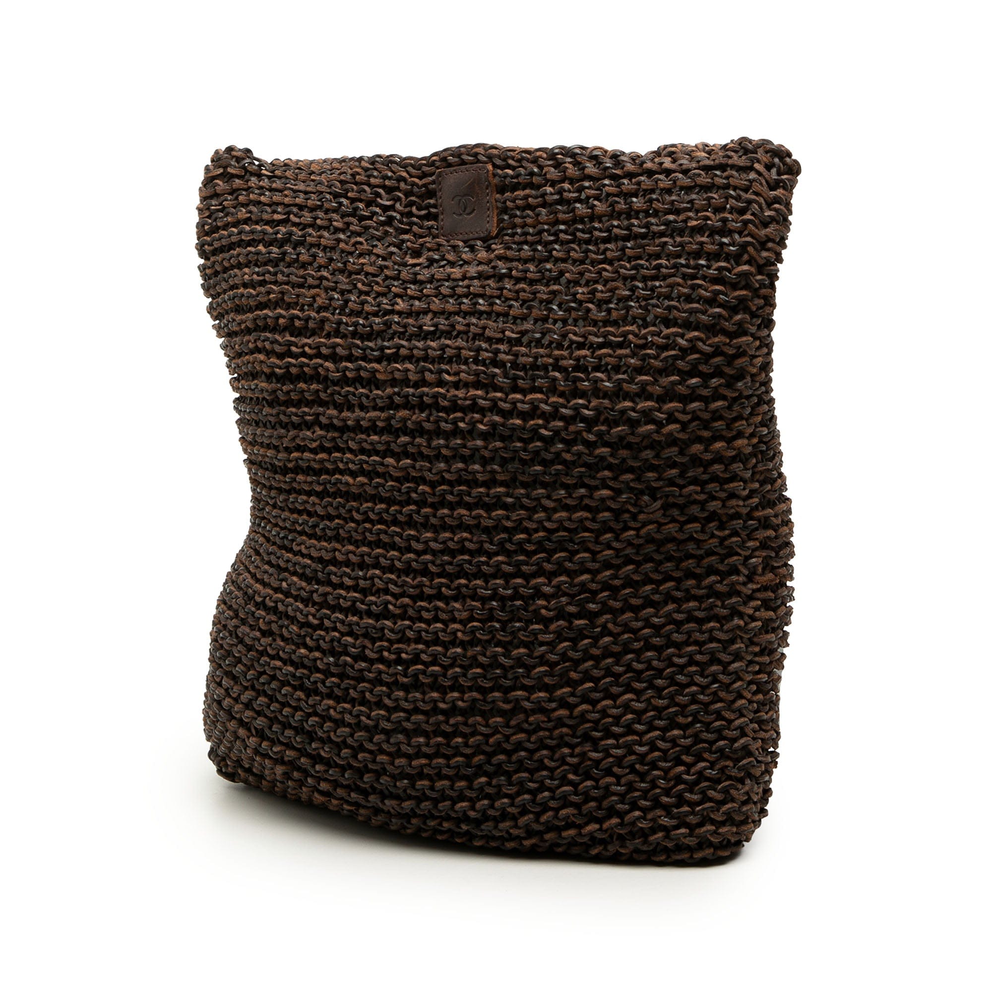 Chanel CC Knitted Calfskin Shoulder Bag