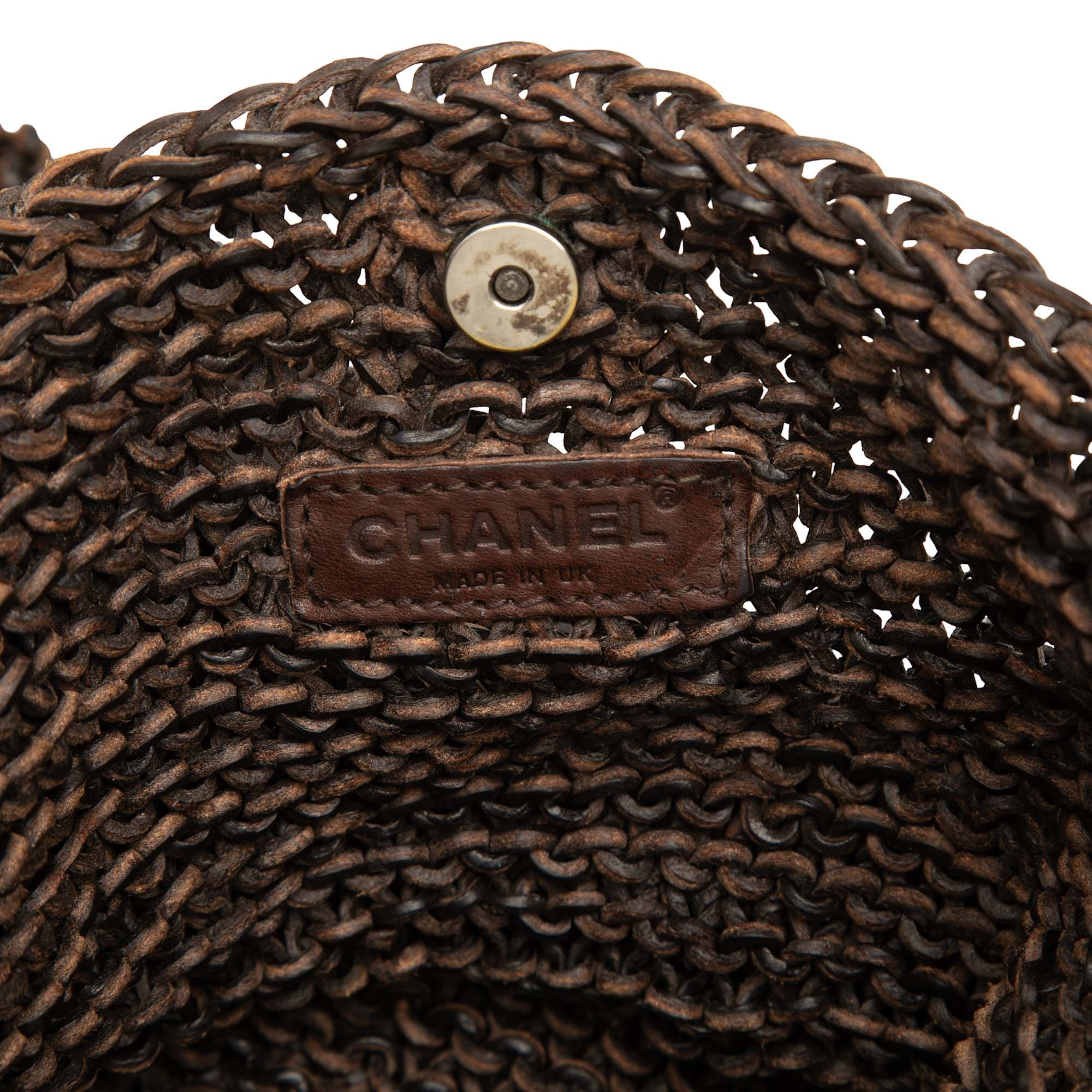 Chanel CC Knitted Calfskin Shoulder Bag