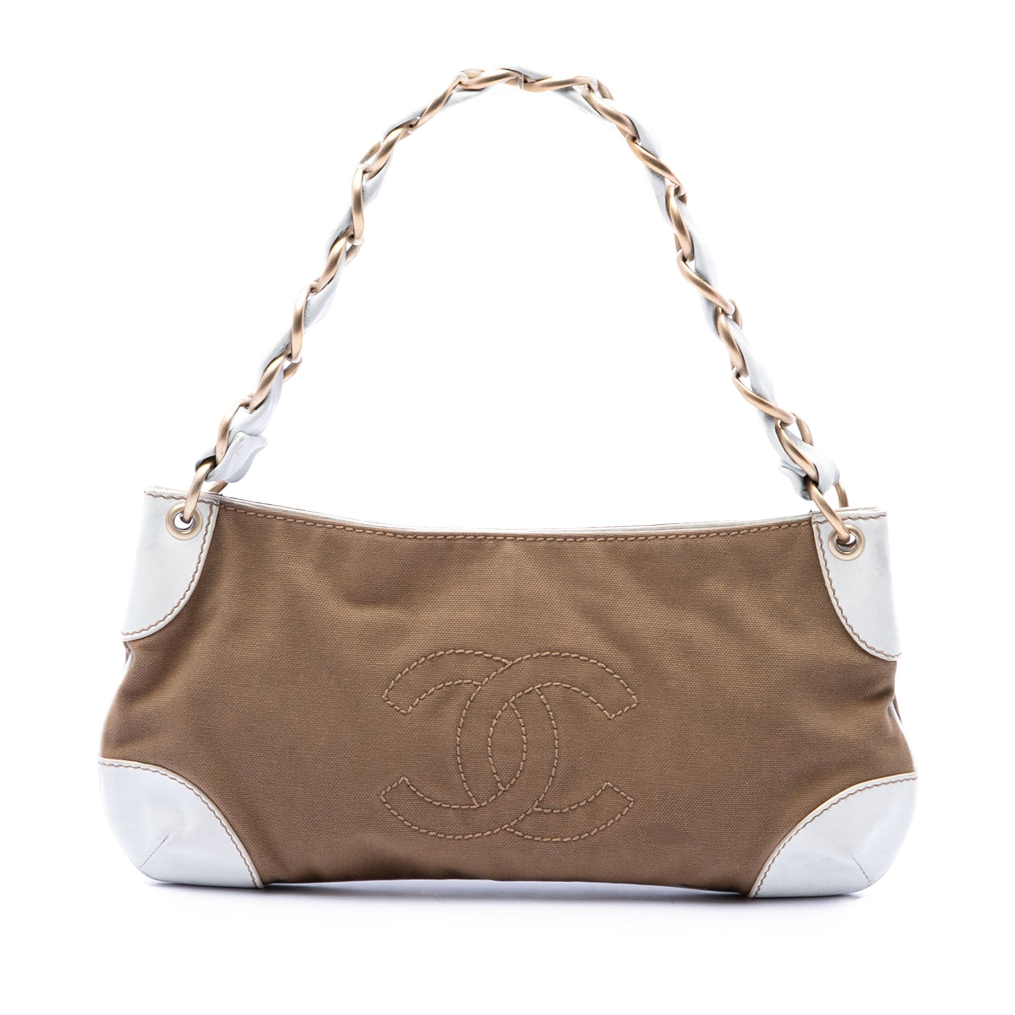 Chanel Canvas Olsen Shoulder Bag
