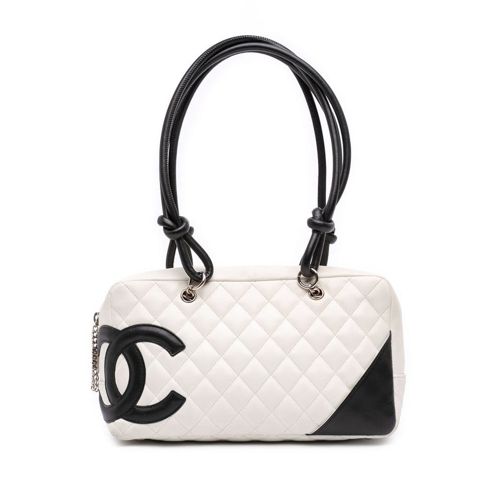 Chanel Quilted Lambskin Cambon Ligne Shoulder Bag