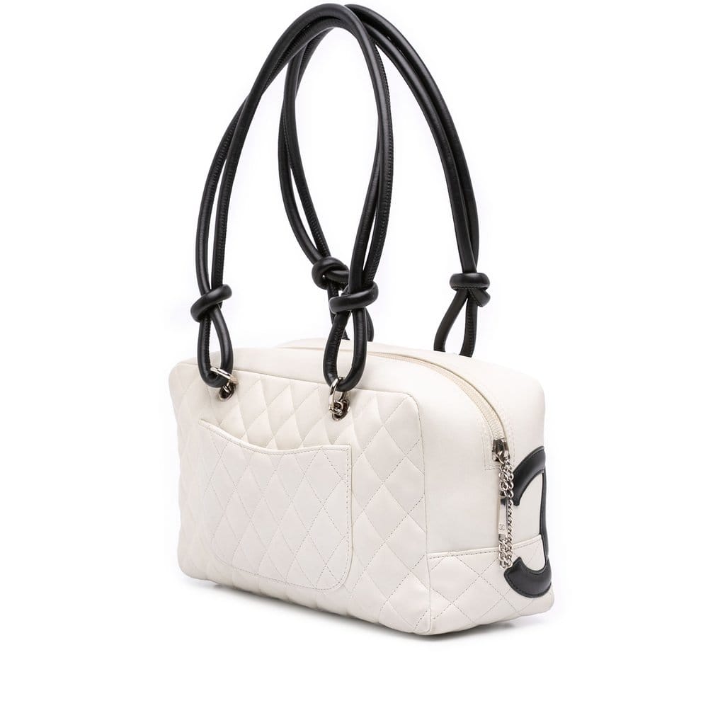 Chanel Quilted Lambskin Cambon Ligne Shoulder Bag