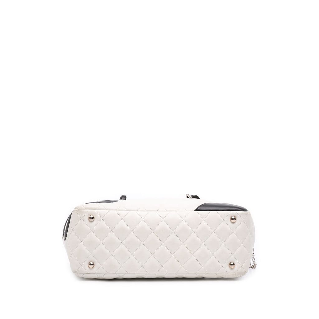 Chanel Quilted Lambskin Cambon Ligne Shoulder Bag