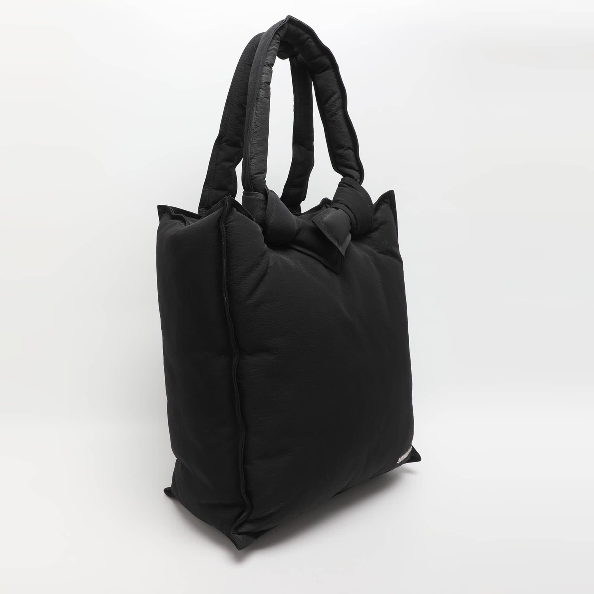 Jacquemus Le Cuscinu Black Padded Nylon Tote