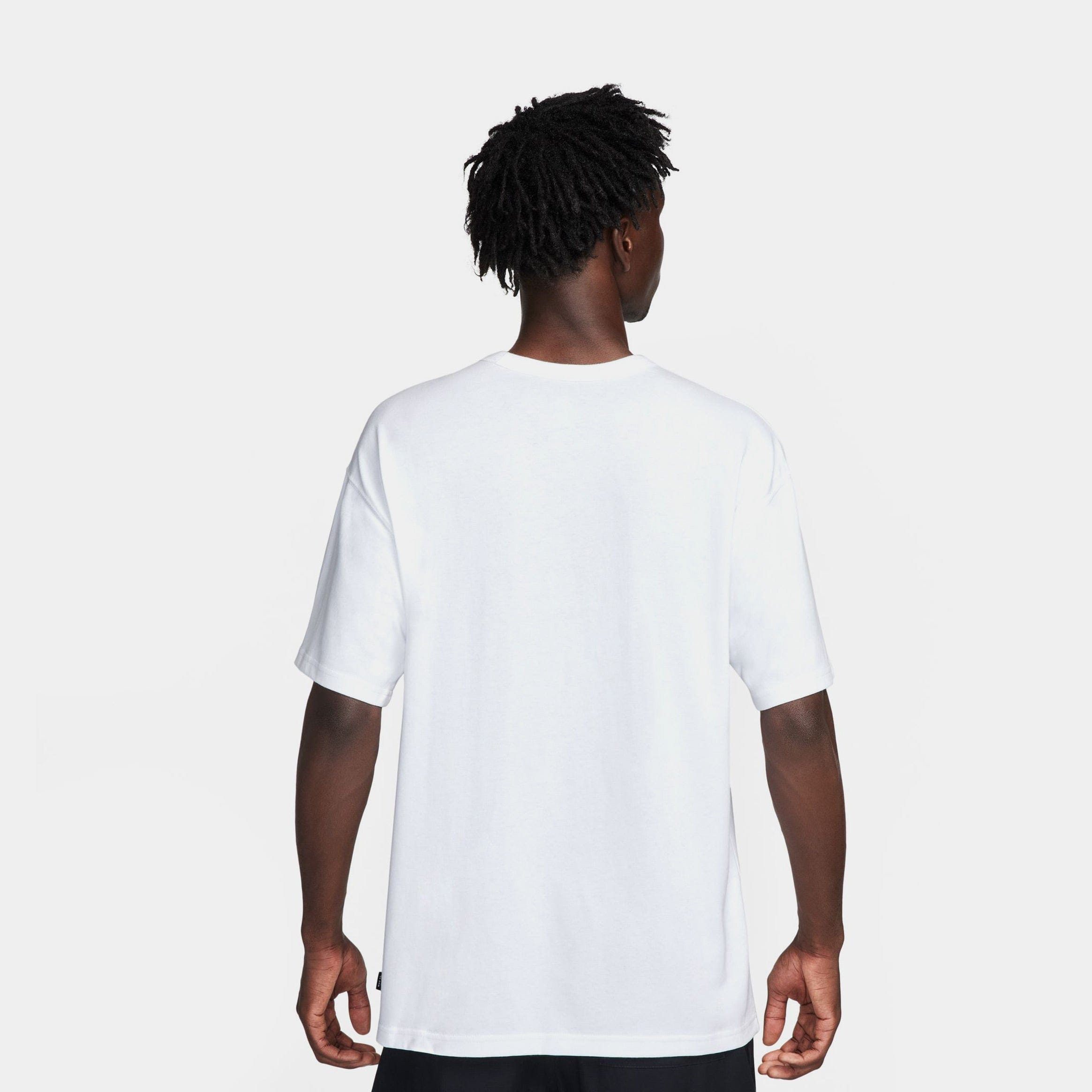 Nike Premium Essentials Mens Short Sleeve Shirt (White/White)