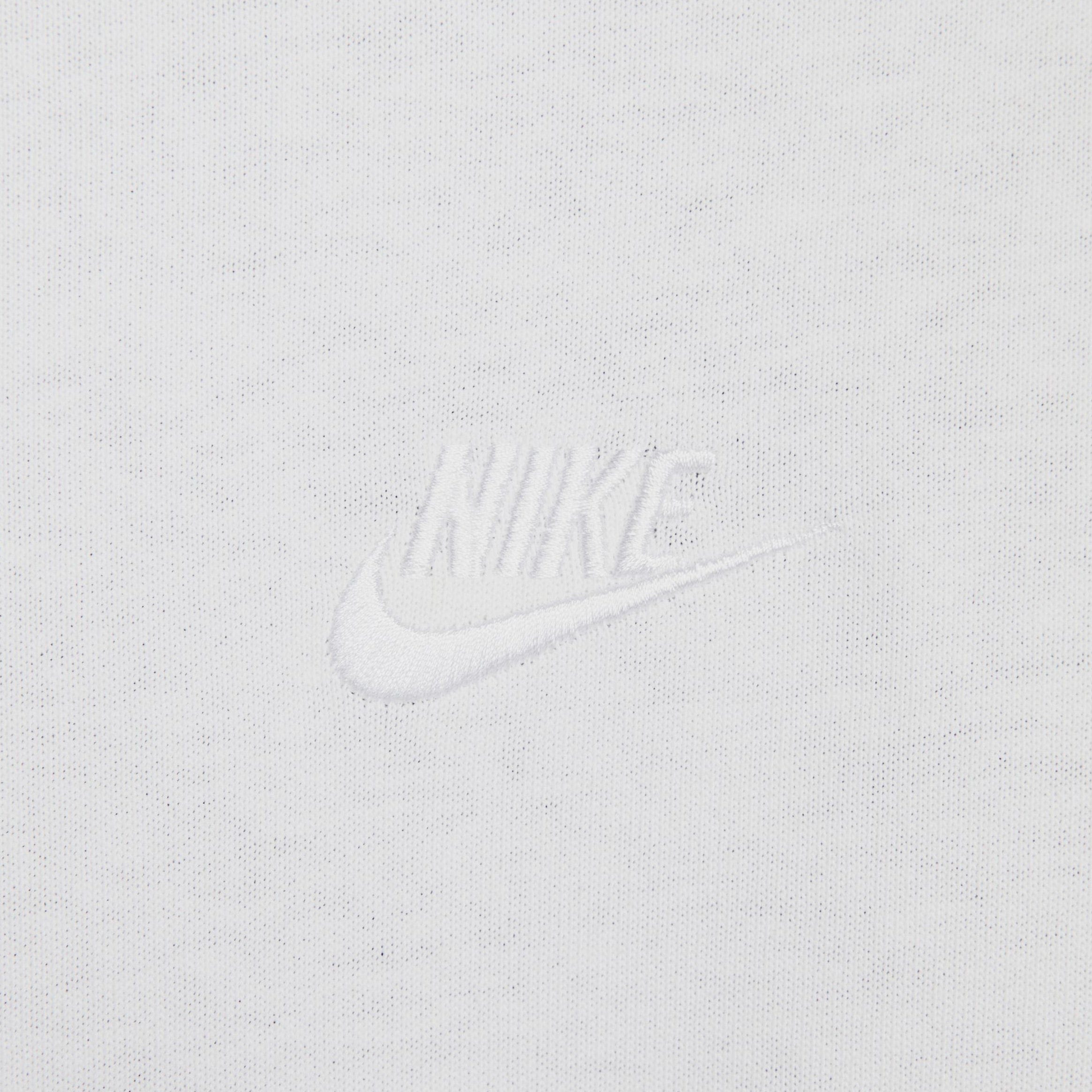 Nike Premium Essentials Mens Short Sleeve Shirt (White/White)