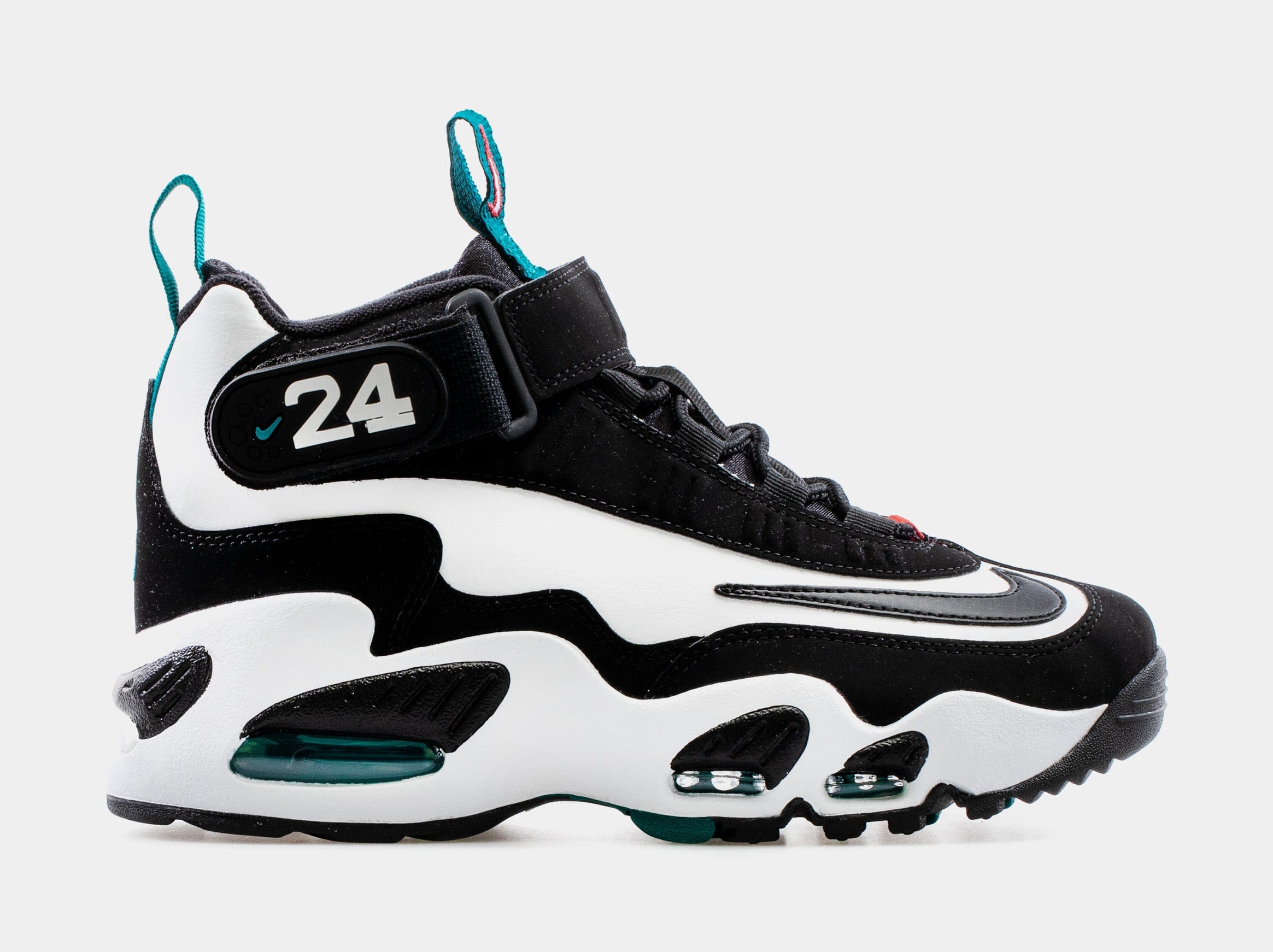 Nike Air Griffey Max 1 Fresh Water Grade School Lifestyle Shoes (White/Black/Fresh Water)