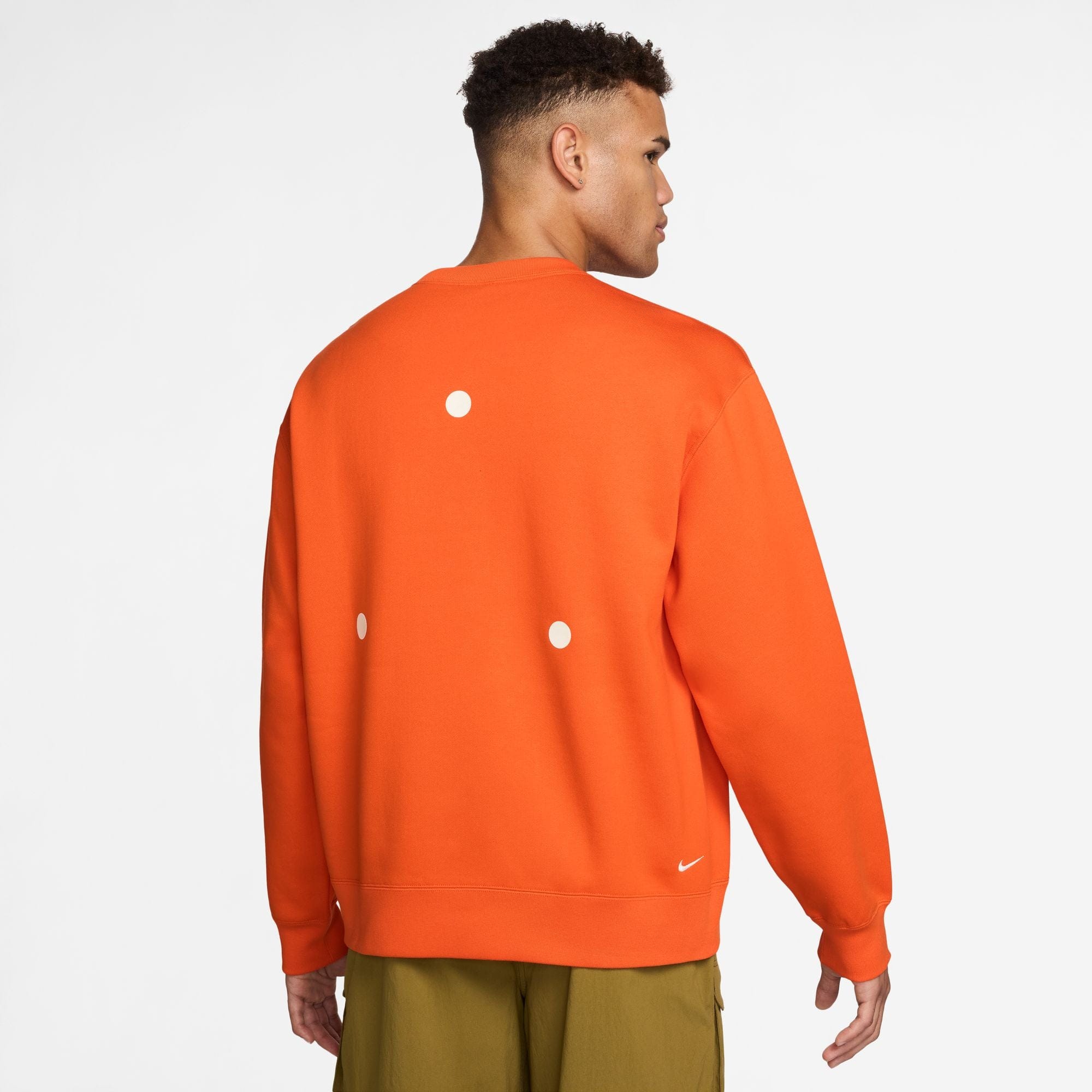 Nike ACG Tuff Fleece Crewneck Sweatshirt Safety Orange