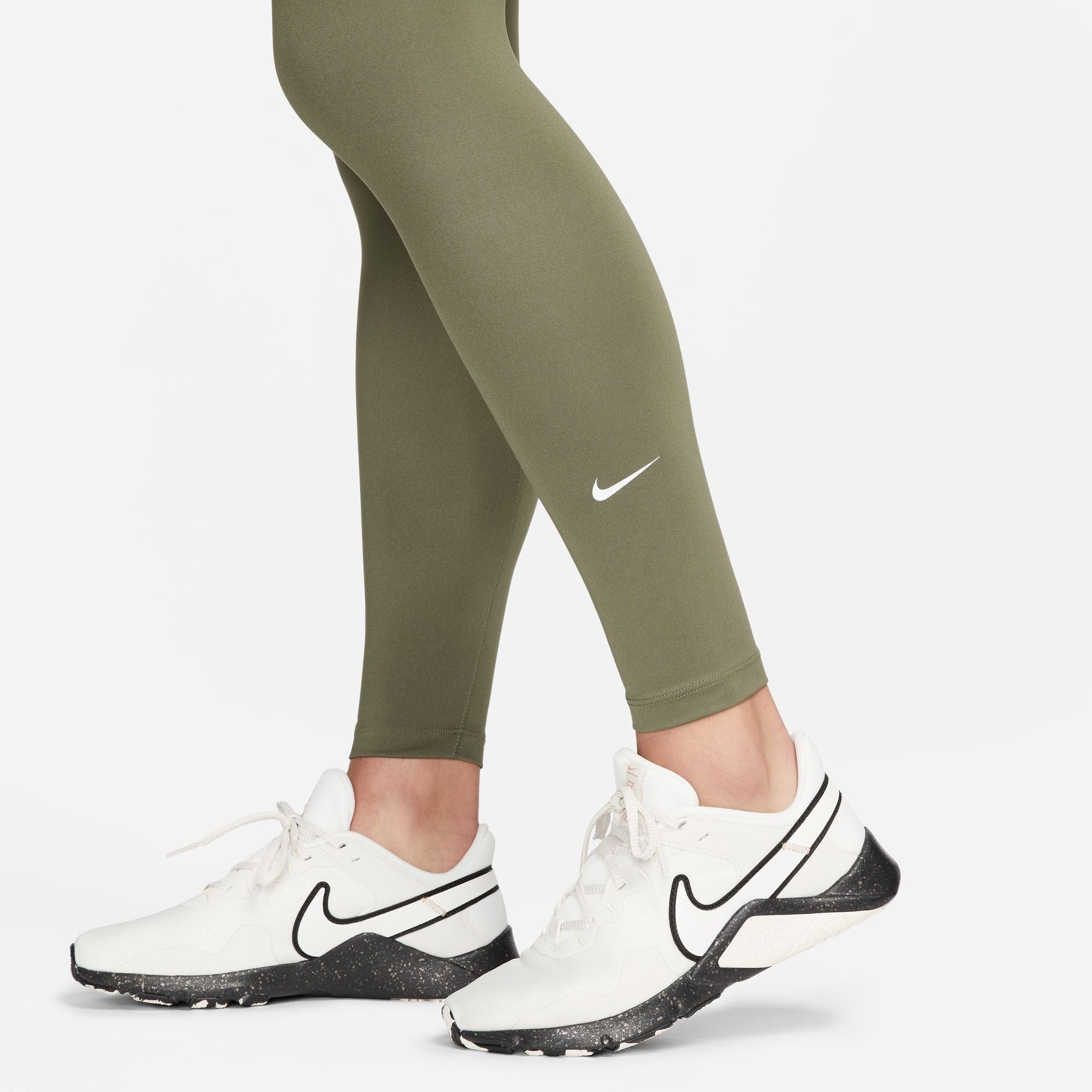 Nike Womens Nike One Legging Medium Olive