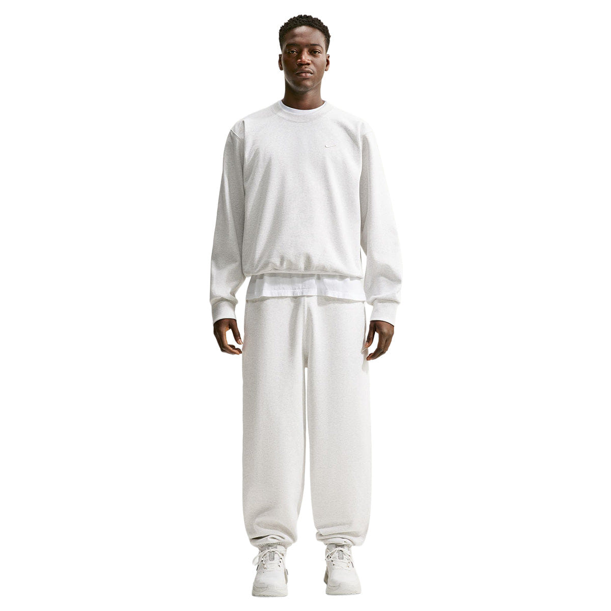 Nike Energy Fleece Crew - Neck Sweatshirt BIRCH HEATHER
