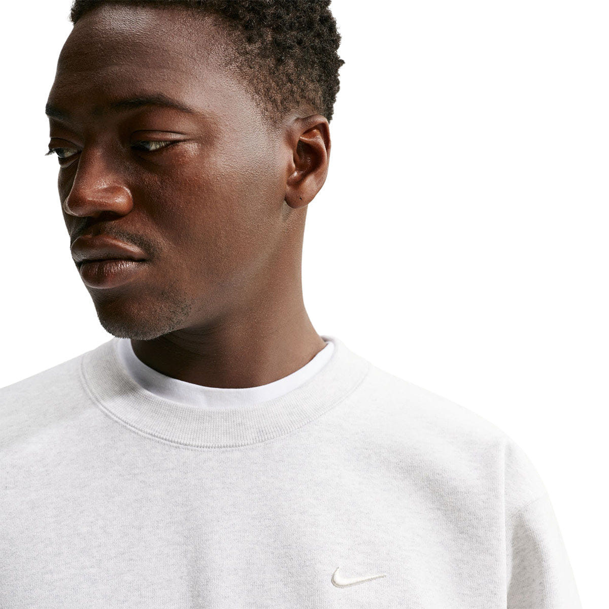 Nike Energy Fleece Crew - Neck Sweatshirt BIRCH HEATHER