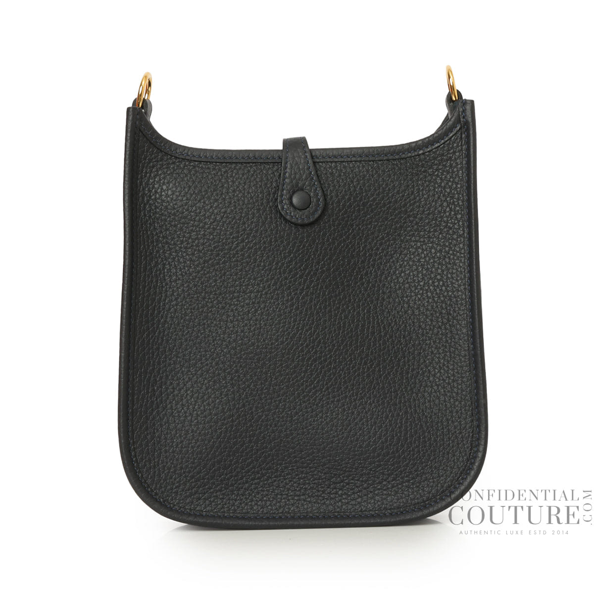 Hermes Noir Evelyne TPM With Gold Hardware