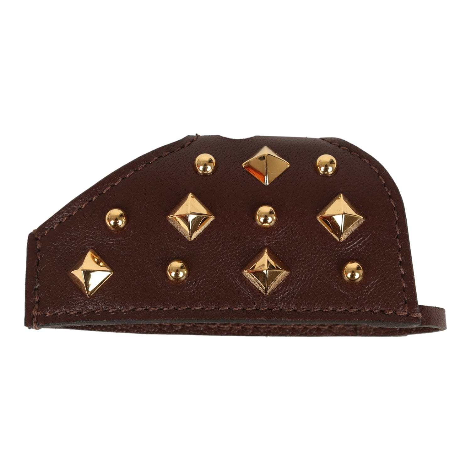 Hermes Rodeo Rock Bag Charm PM Terre Milo Lambskin Gold Hardware