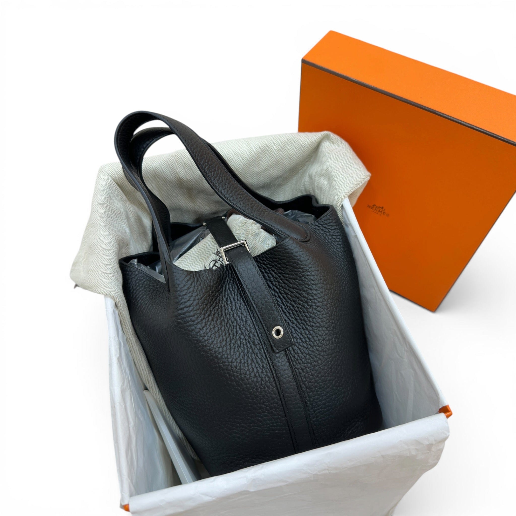 Hermès Picotin Lock 18 Black PHW